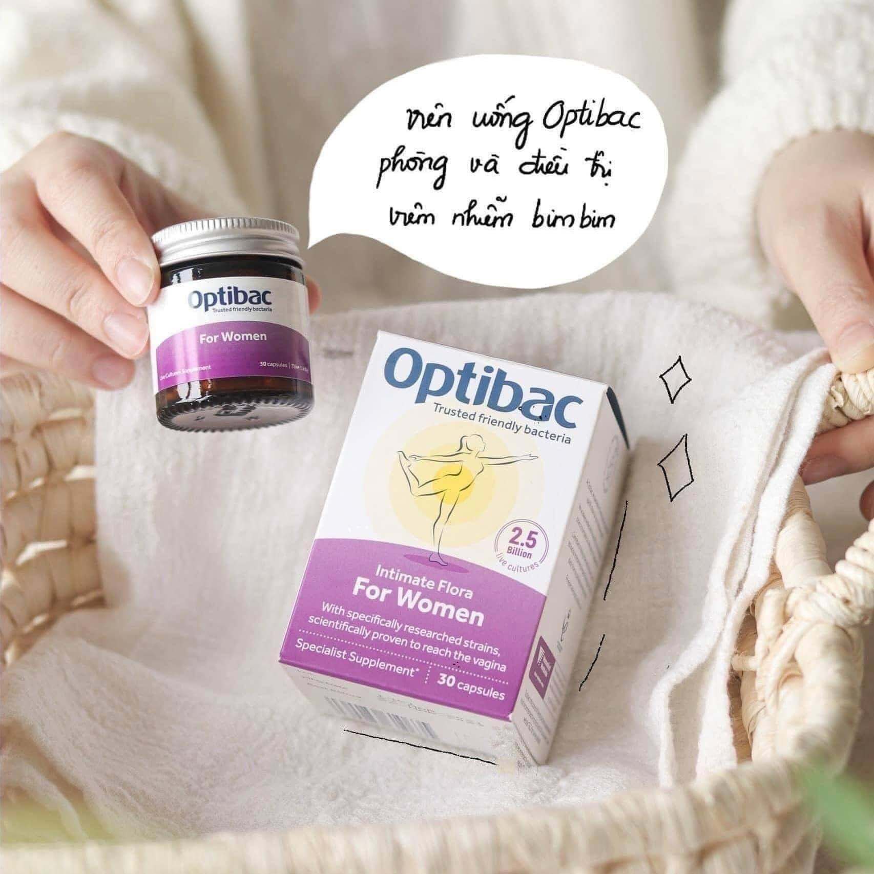 Viên uống phụ khoa OPTIBAC PROBIOTICS - phụ nữ