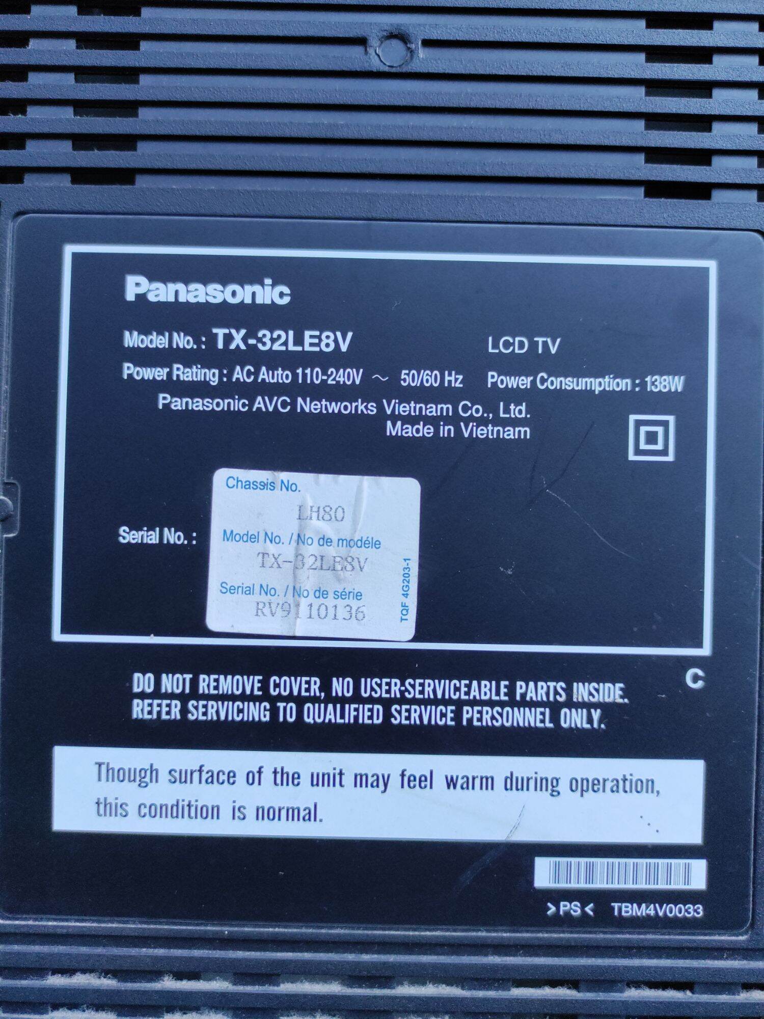 T-con & cao áp panasonic TX 32LE8V