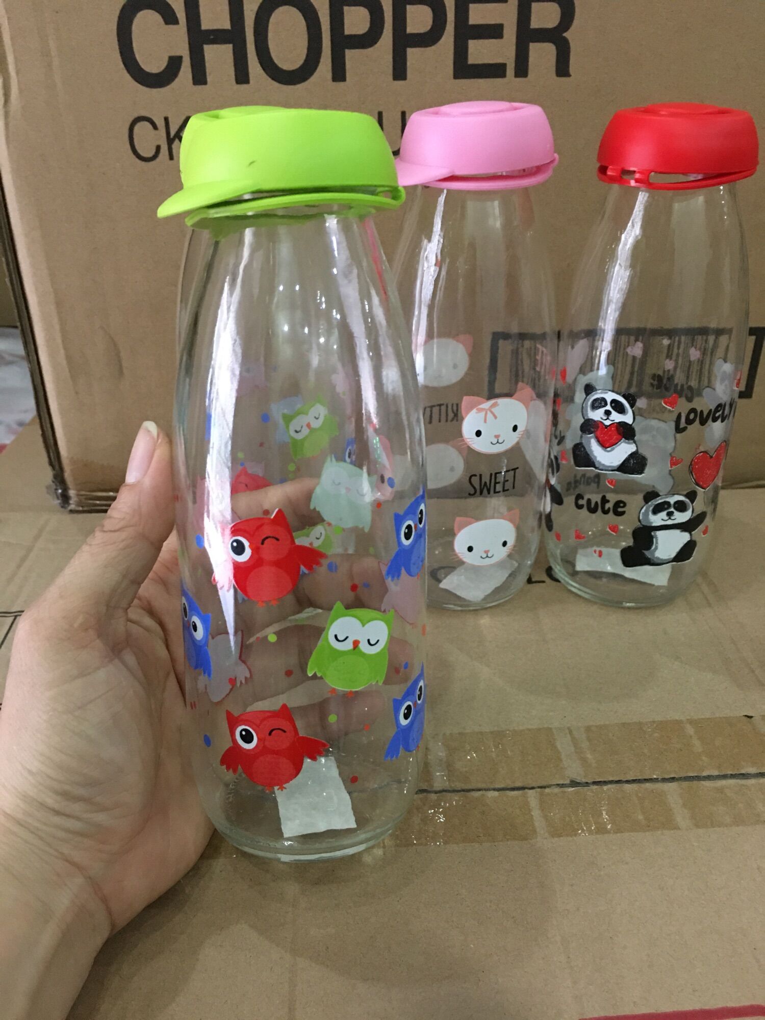 [HCM]???? COMBO 2 CHAI THUỶ TINH HEREVIN 500ml ??