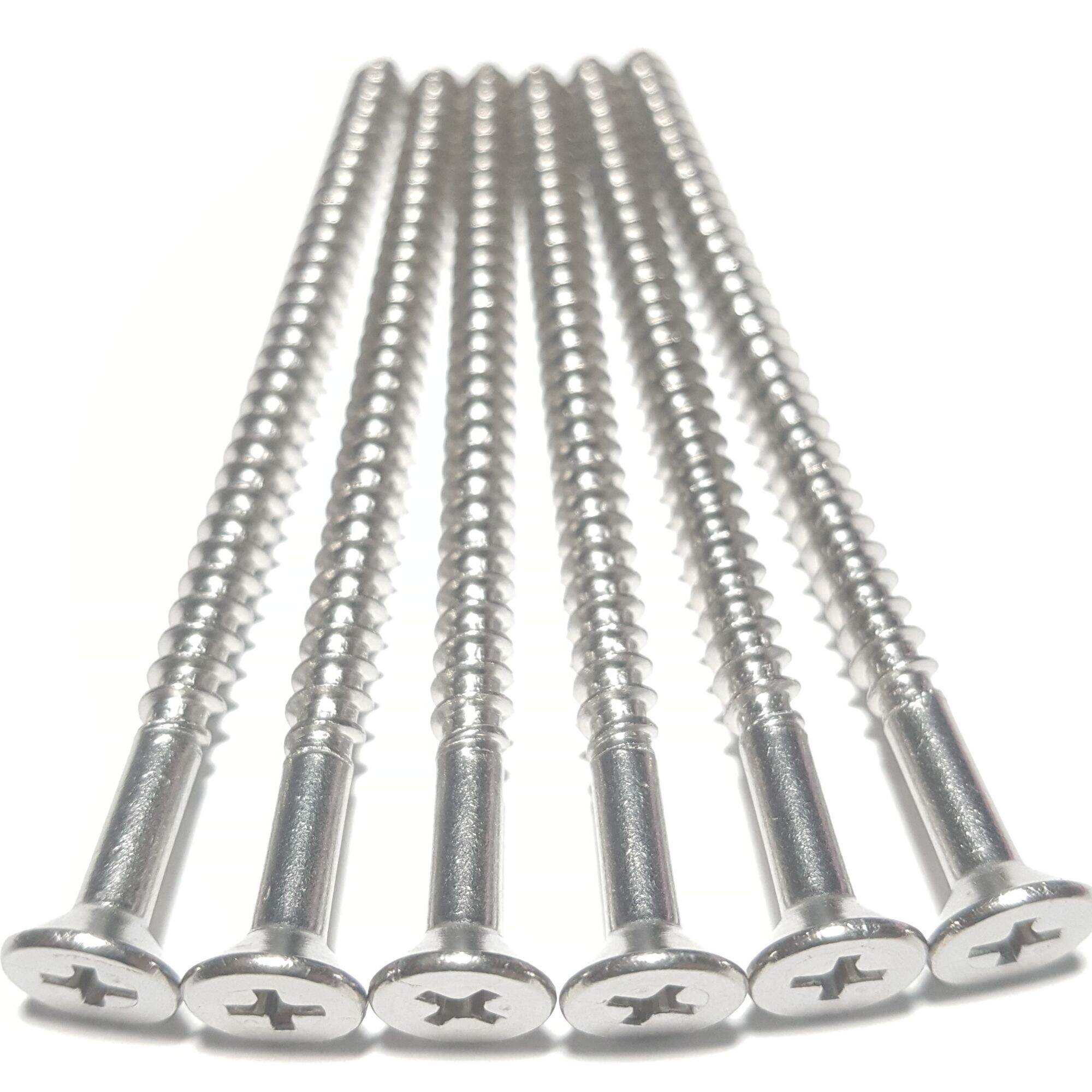 20 con vít inox 304 cao cấp 5*80 [đầu bằng ren thưa]