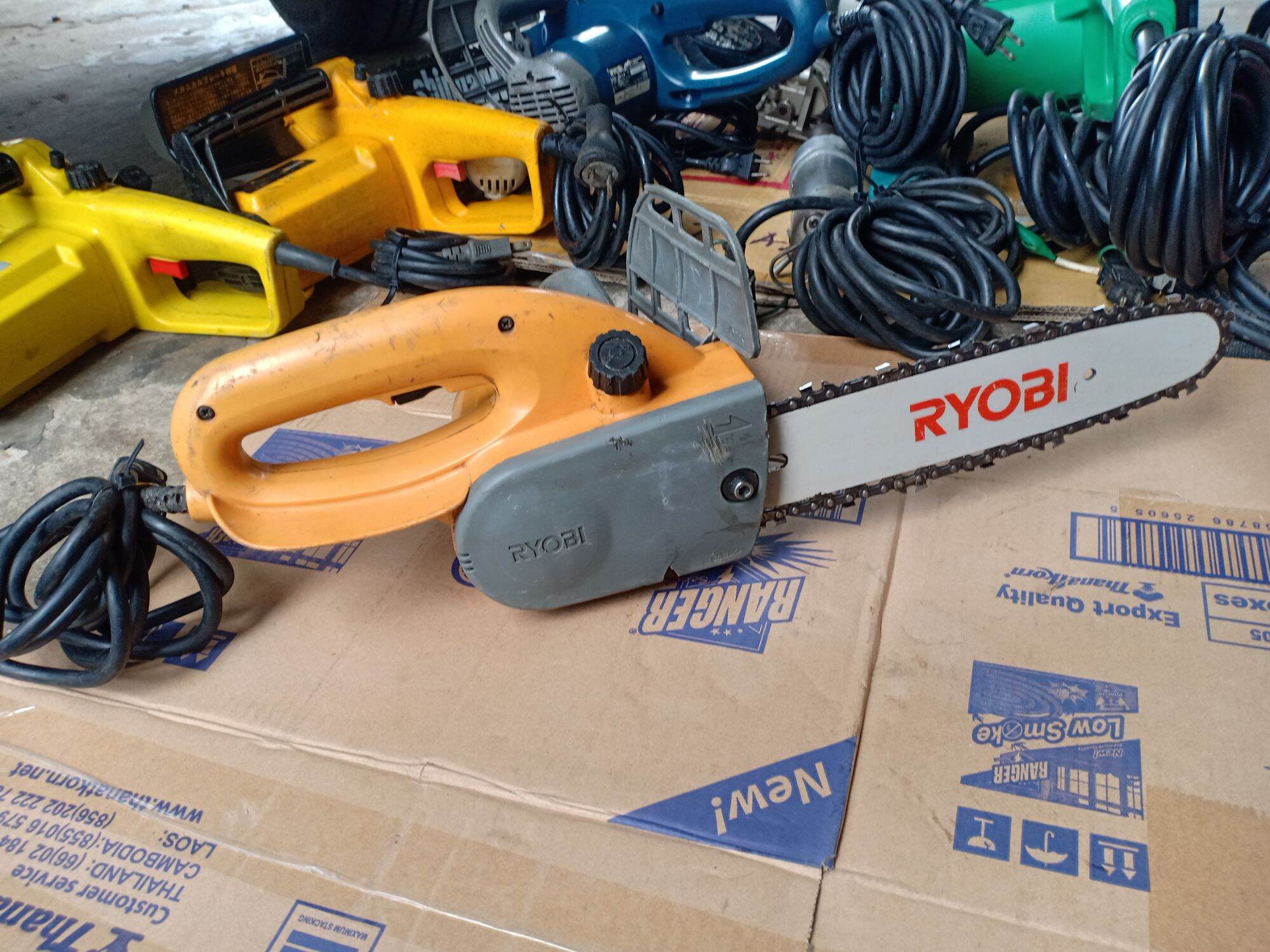 máy cưa xích Ryobi nhật bãi