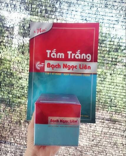 Kem dưỡng trắng da body bạch ngọc liên - tặng kèm gói tắm trắng