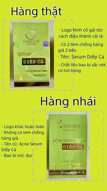 Serum Diếp Cá igreen