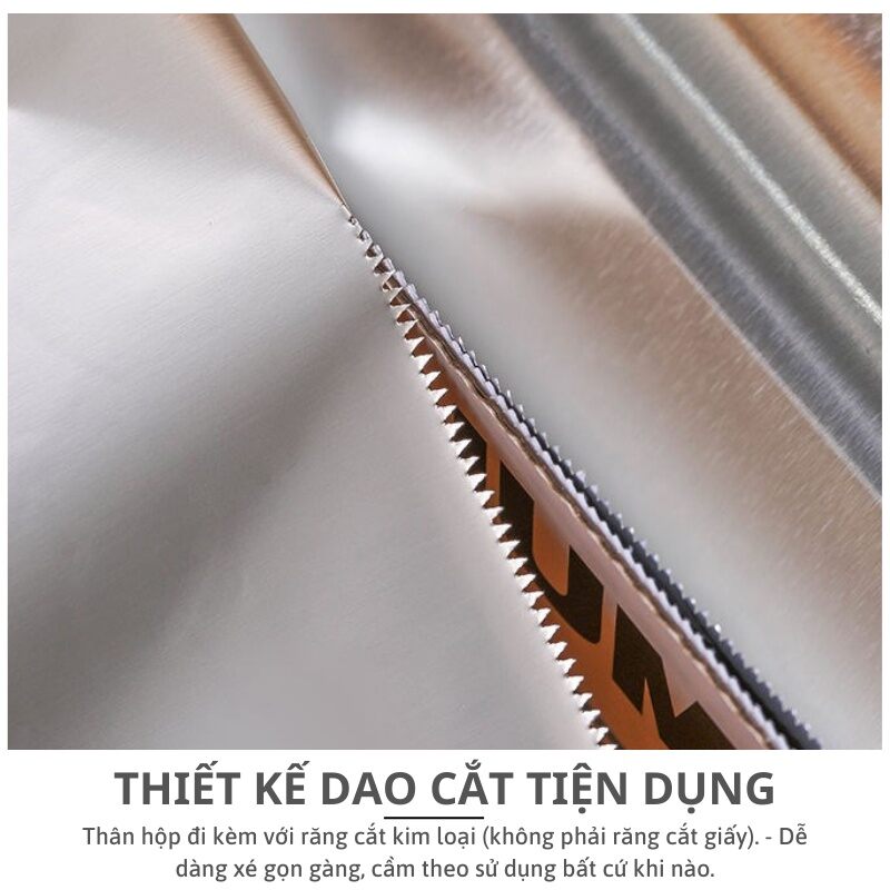 Cuộn giấy bạc nướng, giấy nhôm 10m KAULUS