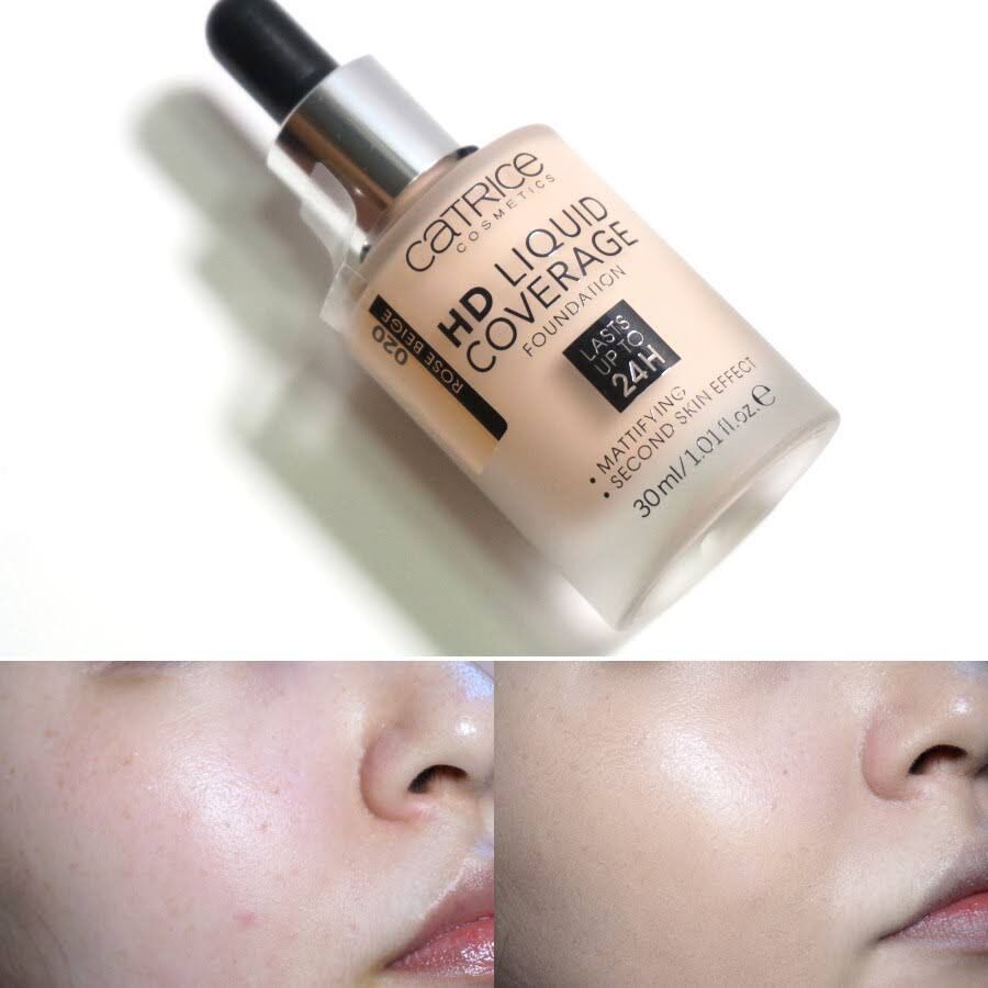 [Hàng Đức] Kem Nền Catrice HD Liquid Coverage Foundation 24h 30ml