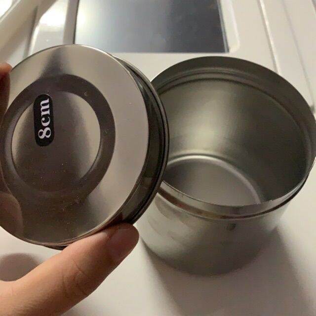Hộp Inox đựng bông cồn y tế