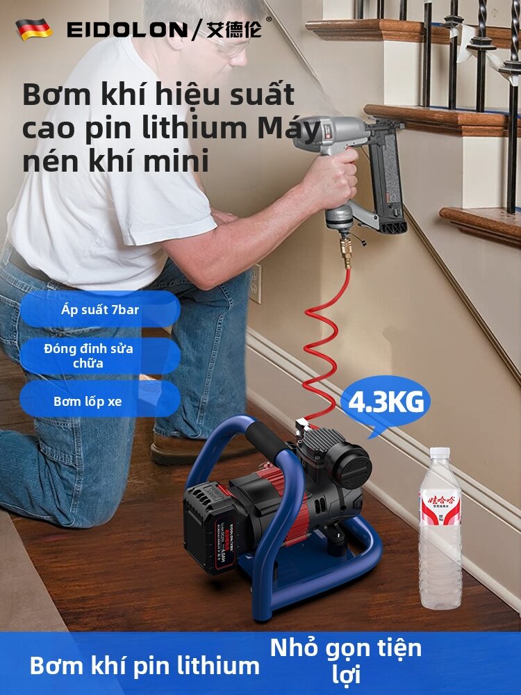 EIDOLON | Lithium Mini Portable Air Compressor Multi-Use Giá 3,866,000 Đồng*Miễn phí vận chuyển