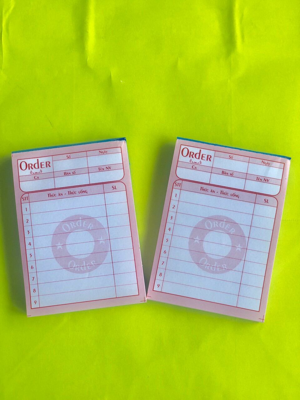 Combo 10 quyển - Oder 1 liên có kẻ cho Nhà hàng - Quán ăn