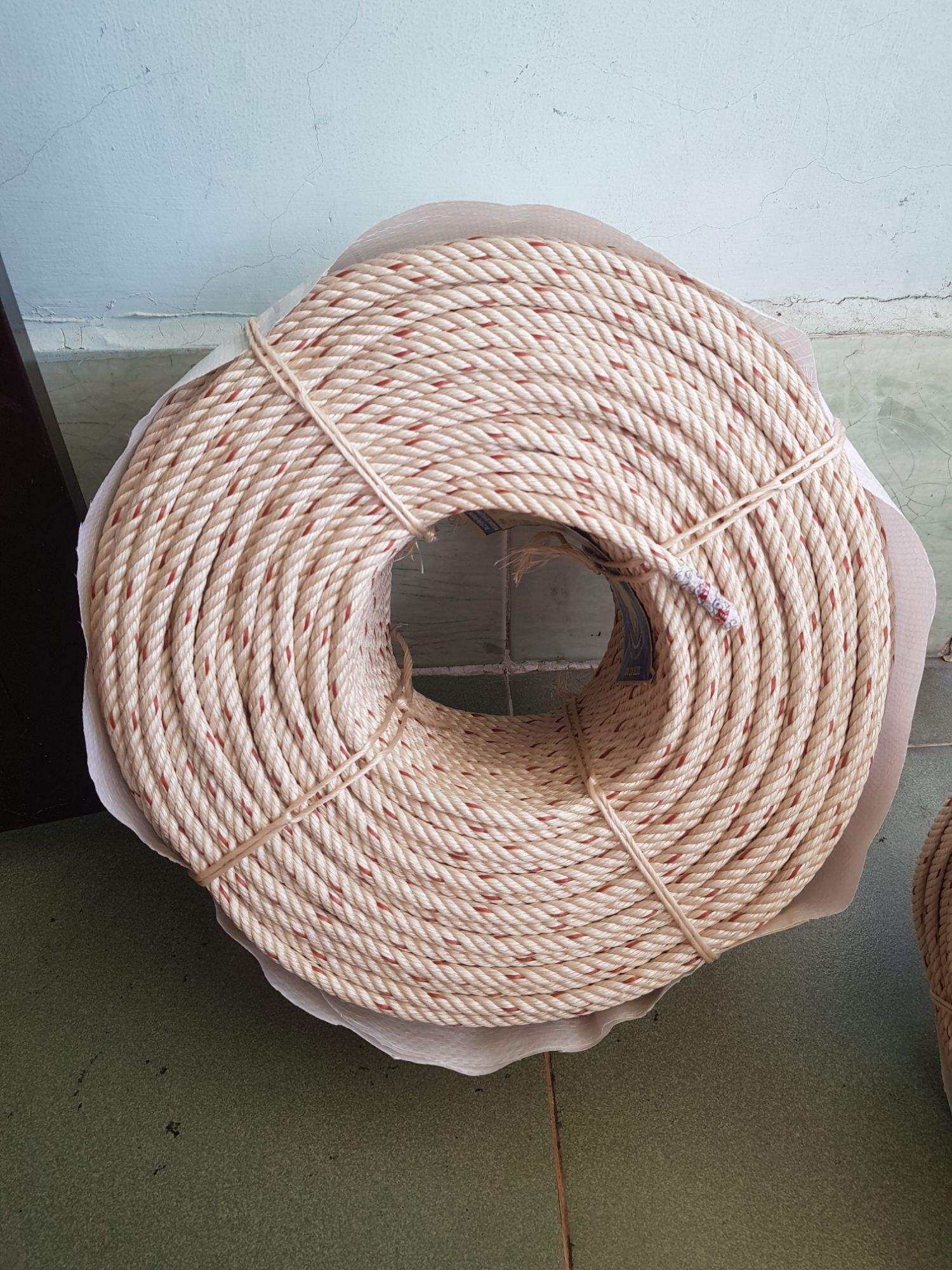 10 mét Dây thừng pp chịu lực tốt size 6mm, 7mm, 8mm. kéo che giếng trời, kéo bạt, cột hàng...