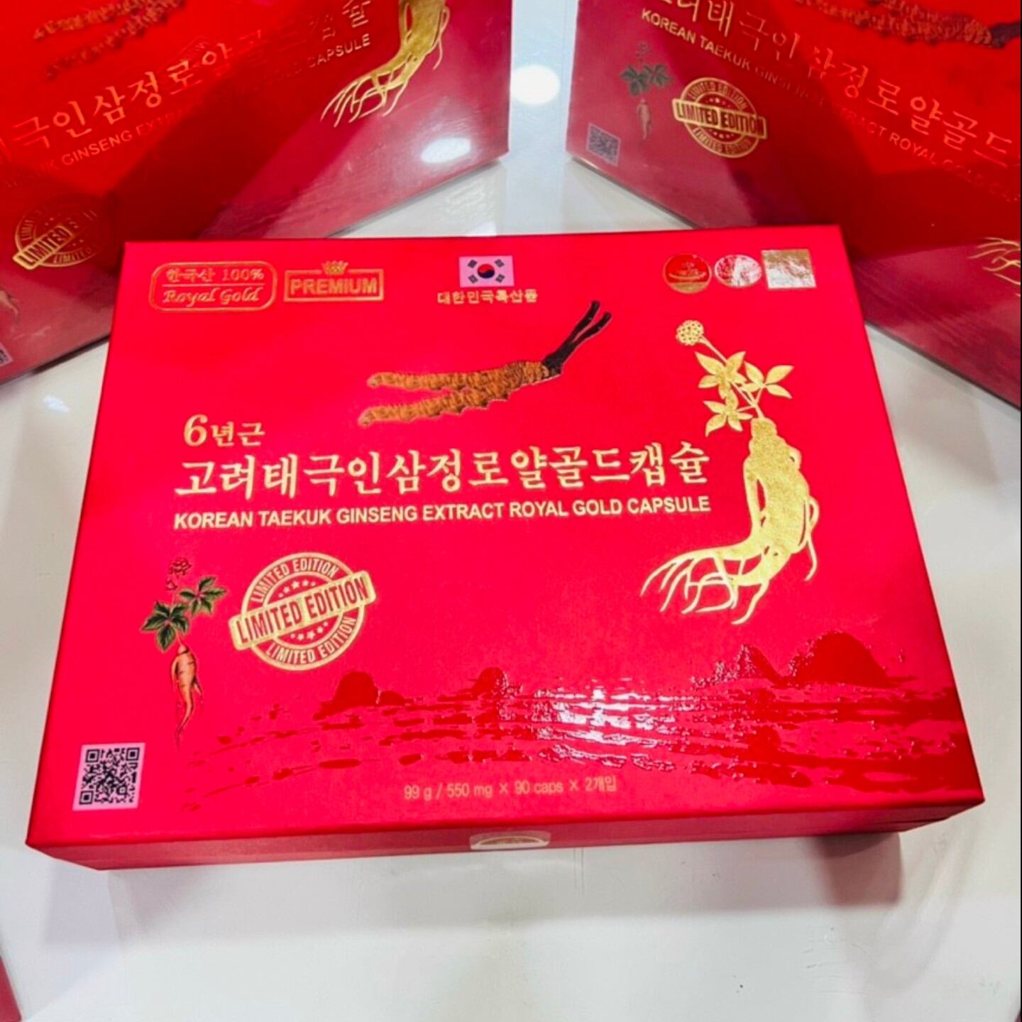 Thiên sâm đông trùng hạ thảo chính_phủ royal gold hàn quốc 180 viên
