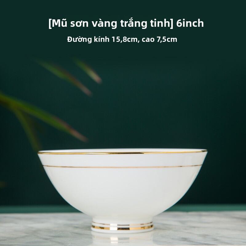 Bát Ăn Trưa Bằng Gốm Sứ Cốc Cao Gaijin Đơn Gia Đình Bát Ăn Trưa Bát Ăn Mì Bát Ăn Cơm Bát Ăn Súp Bằng