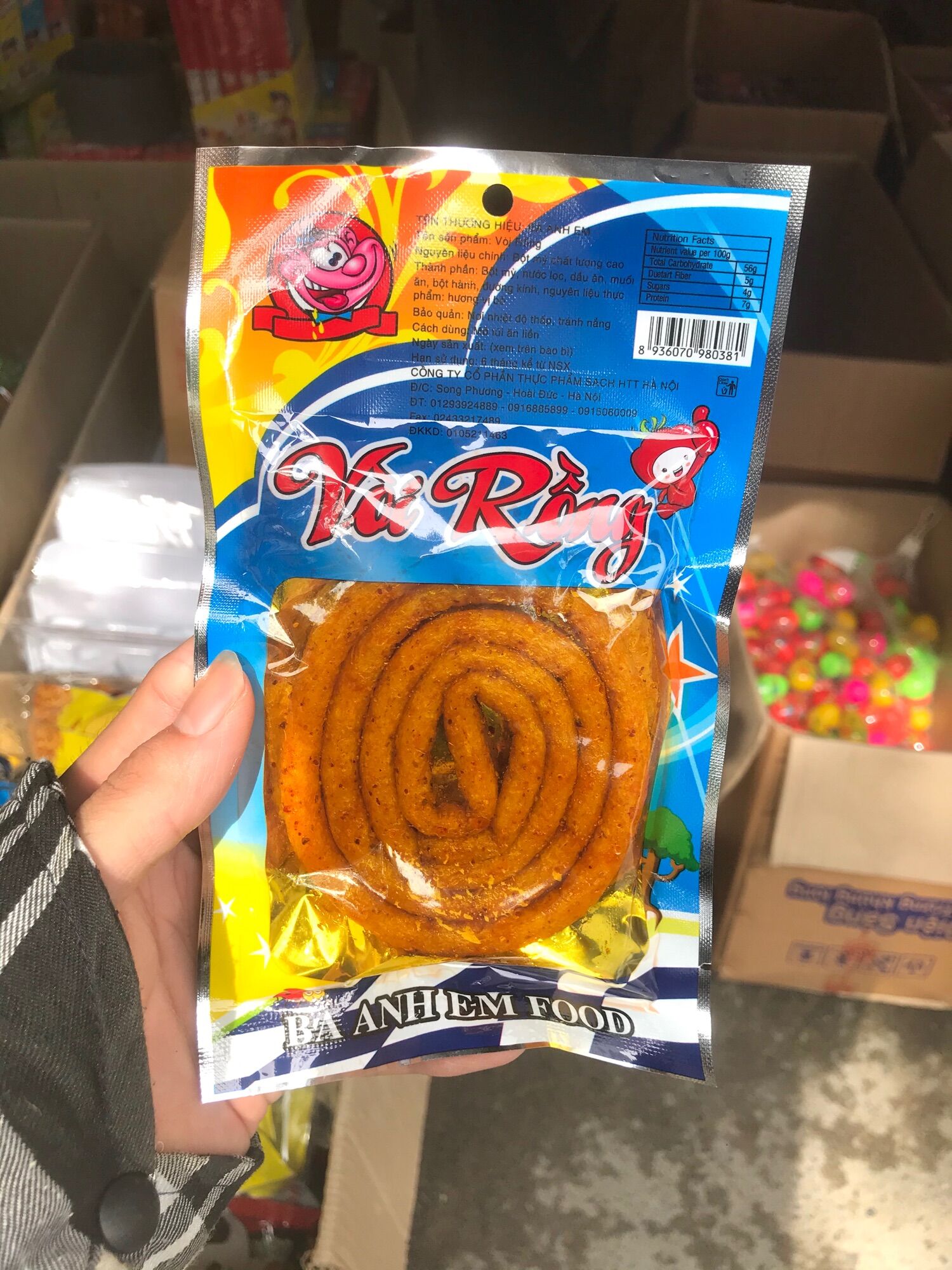 Bịch 30 gói Snack Vòi Rồng (KHUYẾN MẠI)
