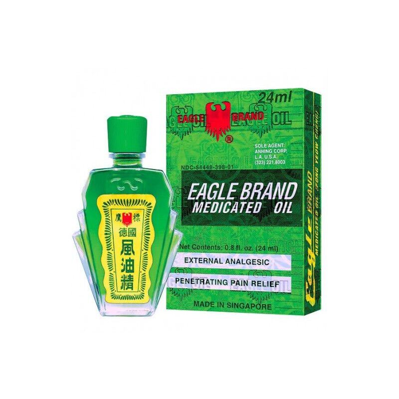 Dầu Gió Xanh Eagle Brand Medicated Oil 24ml