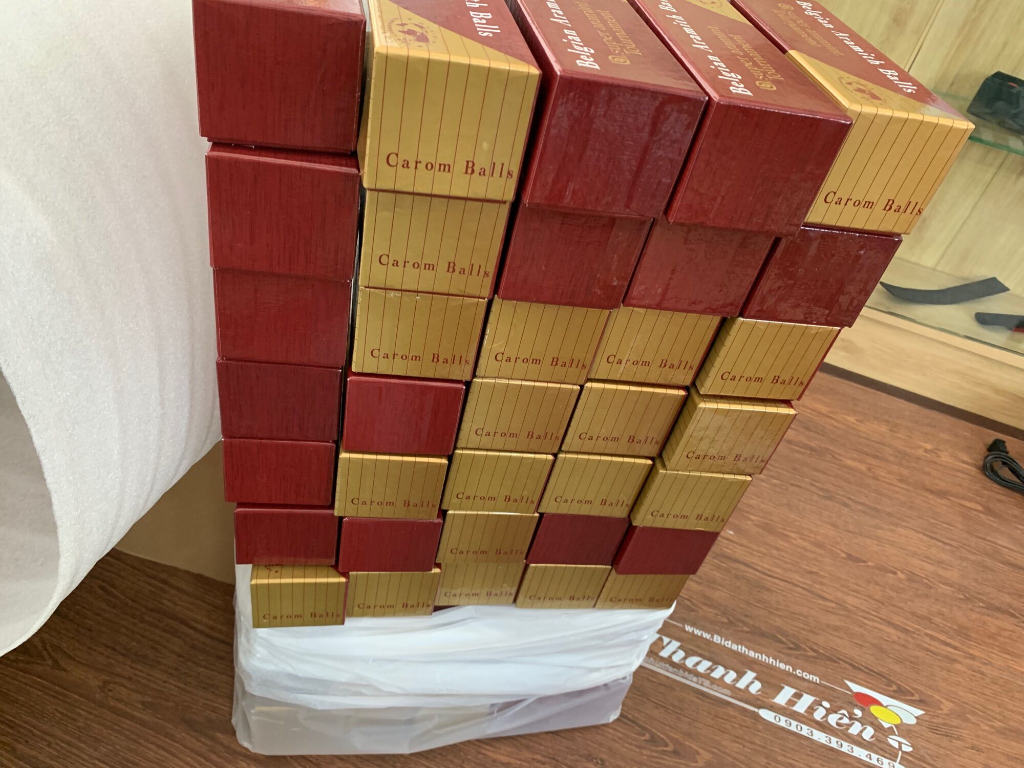 [HCM]HỘP GIẤY ĐỰNG BI BIDA LIBER BỈ