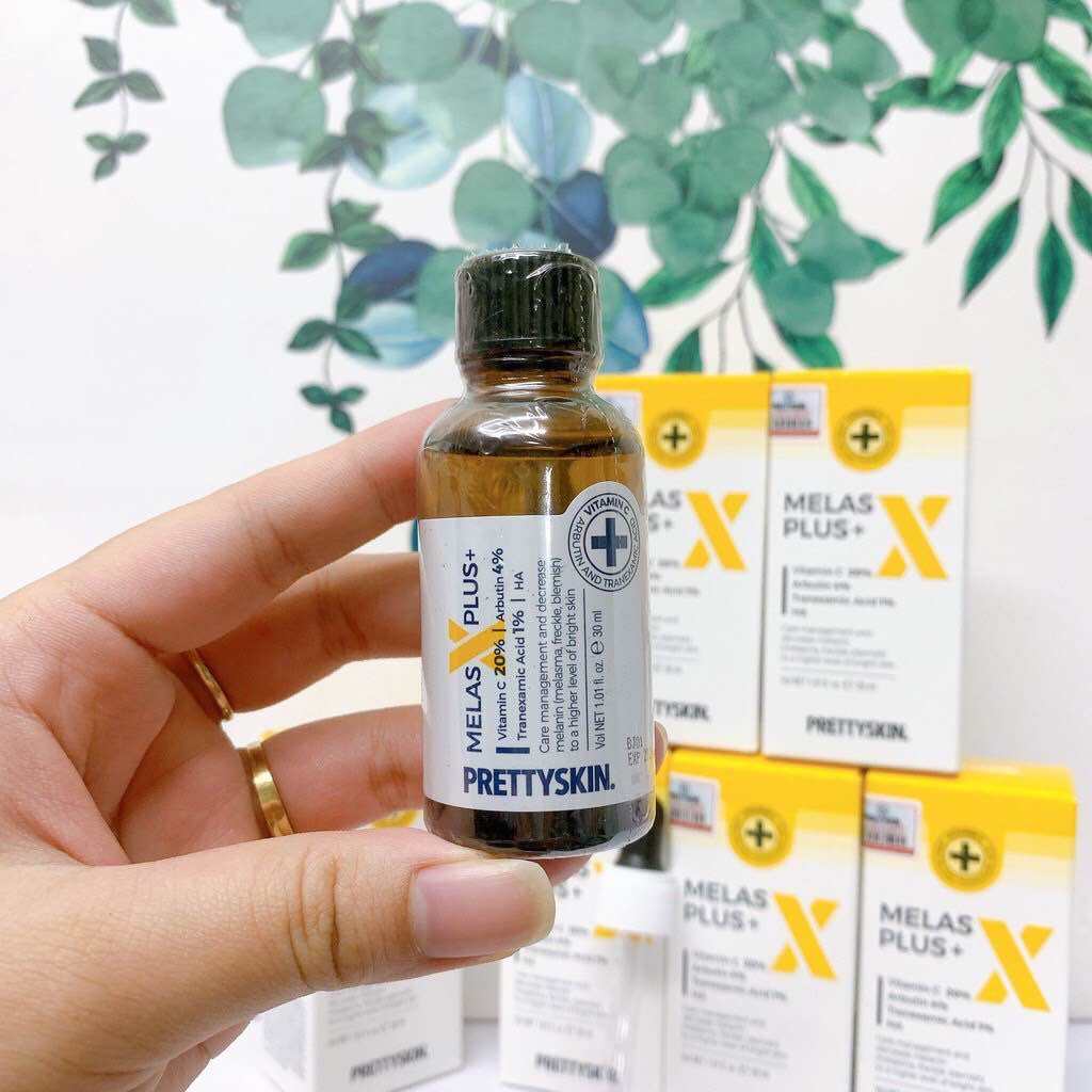 Tinh Chất Serum Melas X Plus PRETTY SKIN, Dưỡng Trắng, Mờ Thâm Nám - 30ml