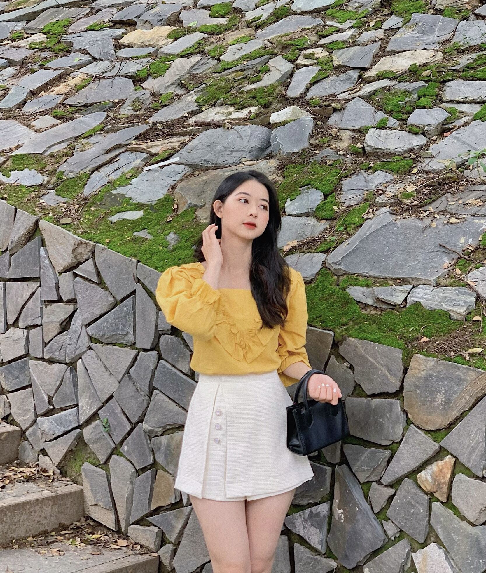Quần váy tweed sang trọng lucet fashion joy skort