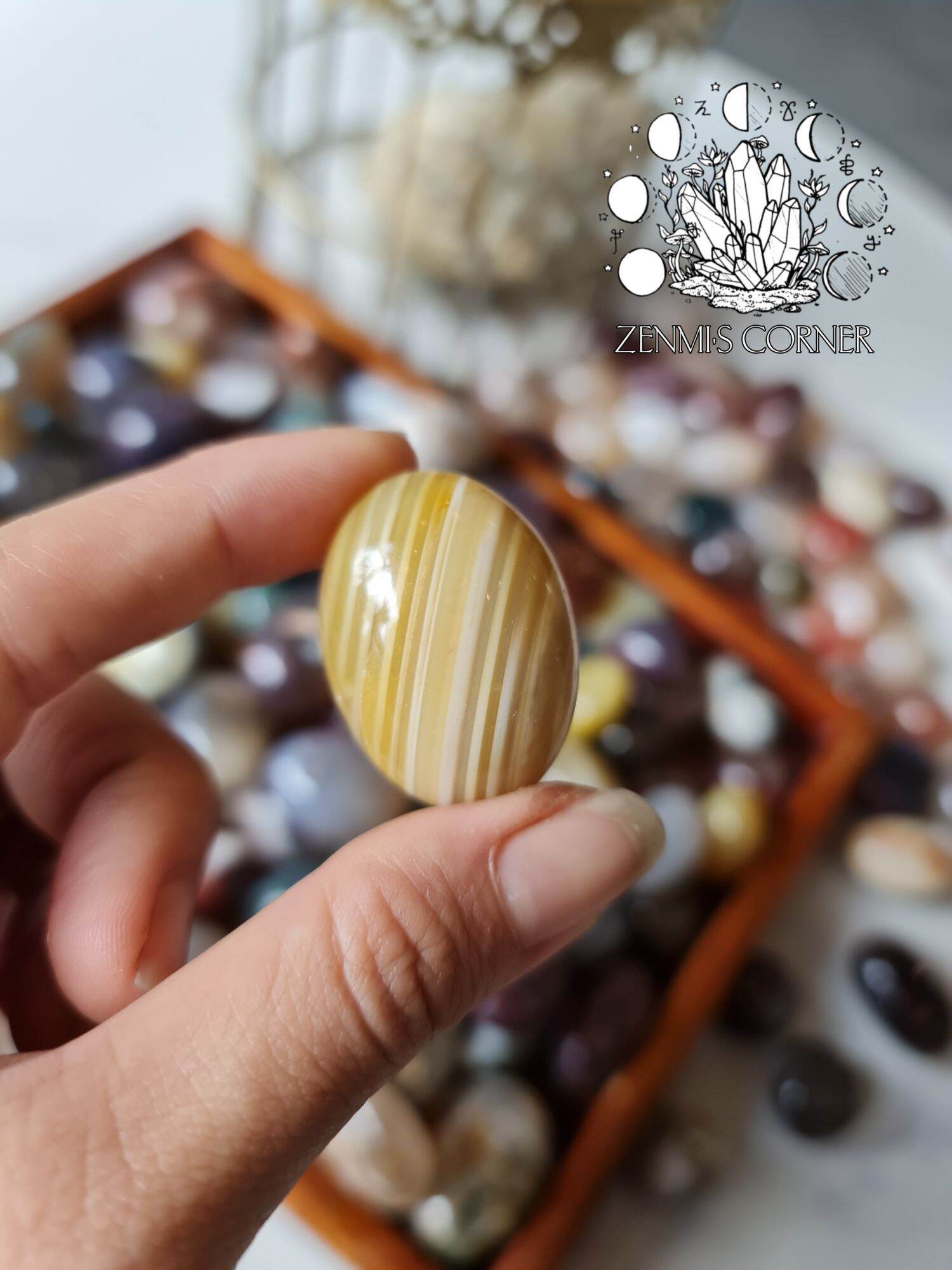 ( Agate ) Vụn Sỏi Mã Não Ngũ Sắc