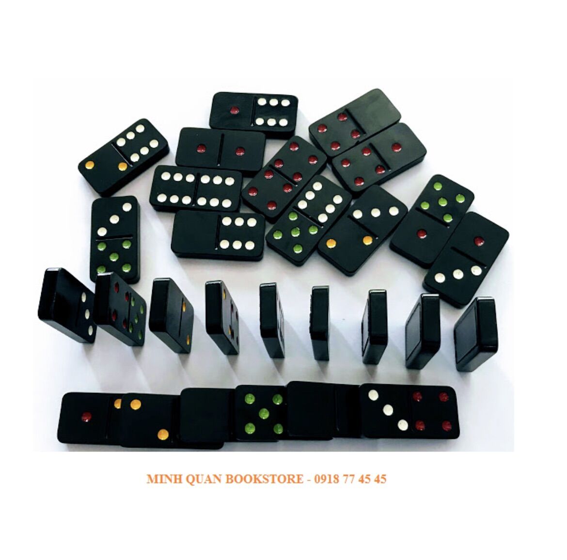 Cờ Domino nhựa đen cao cấp - Fataco