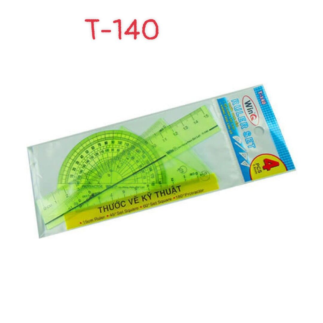 (Combo 2 bộ) 4 cây thước dẻo WinQ (T-140)