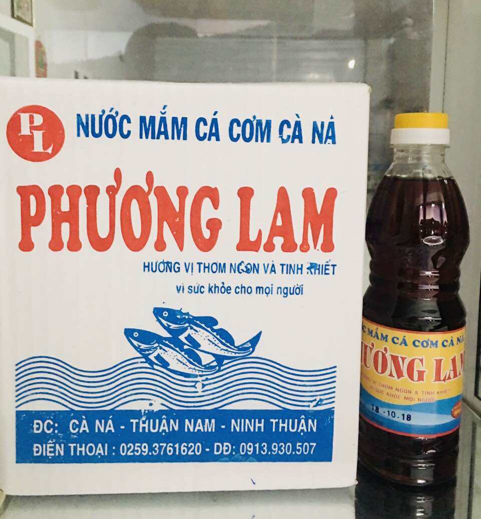 Nước mắm Phương Lam Cà Ná, mắm kho thùng 3 lít 6 chai 500ml