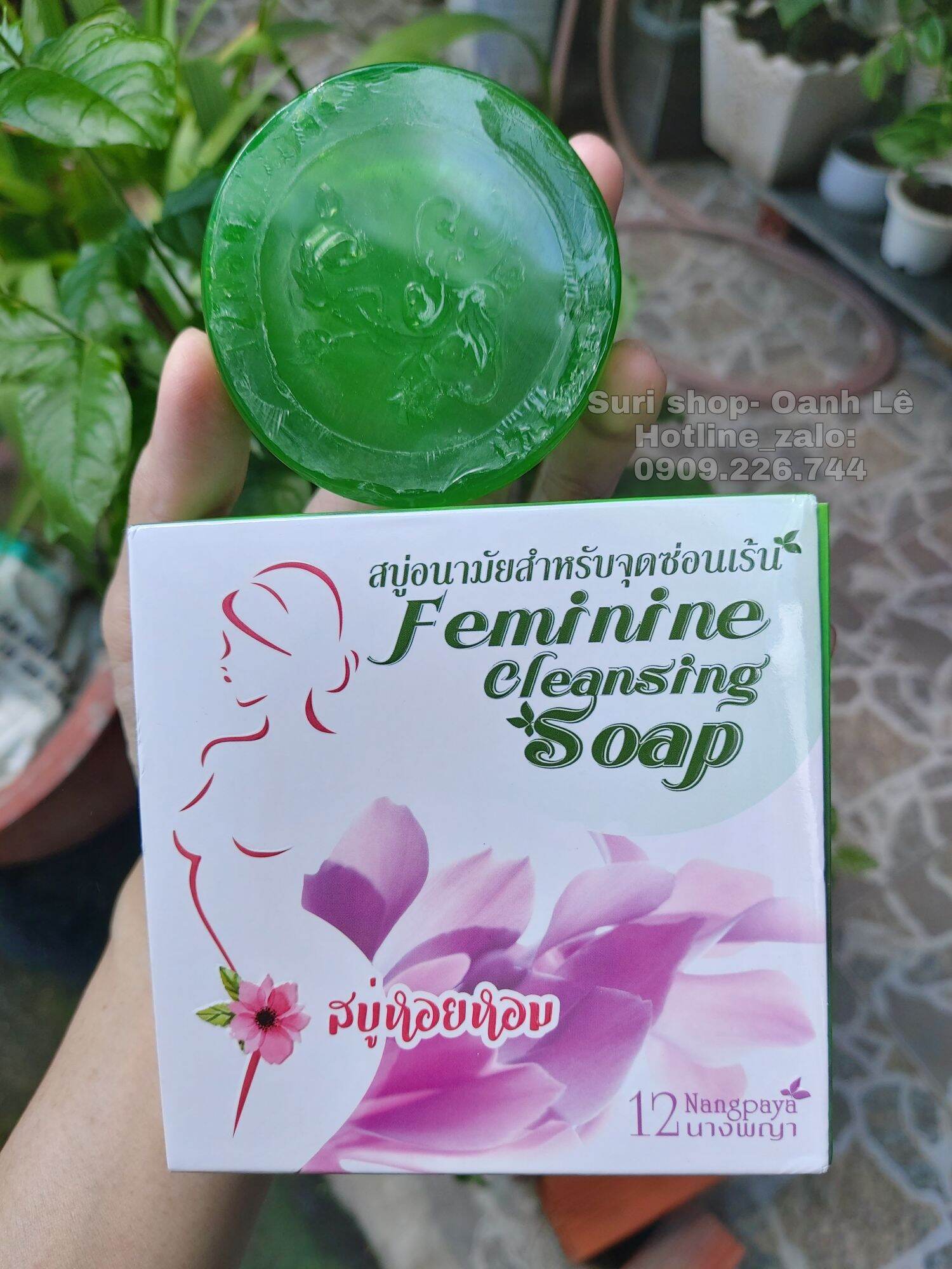 Xà phòng Vệ Sinh Vùng Kín 12 Nangpaya Feminine Cleansing Soap Thái Lan