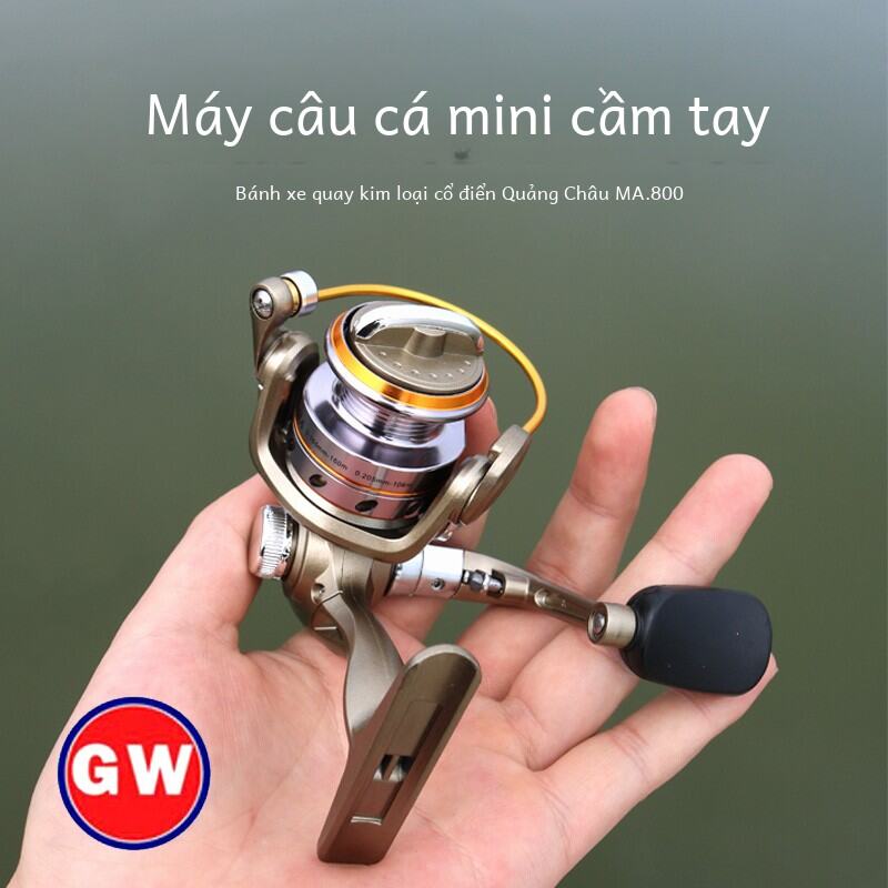 Goway Câu Mini Full Đầu Kim Loại Máy Kéo Sợi Bánh Xe Cho Biển Cần And矶 Cực Câu Cá Cắm Trại Ngoài Trời Du Lịch