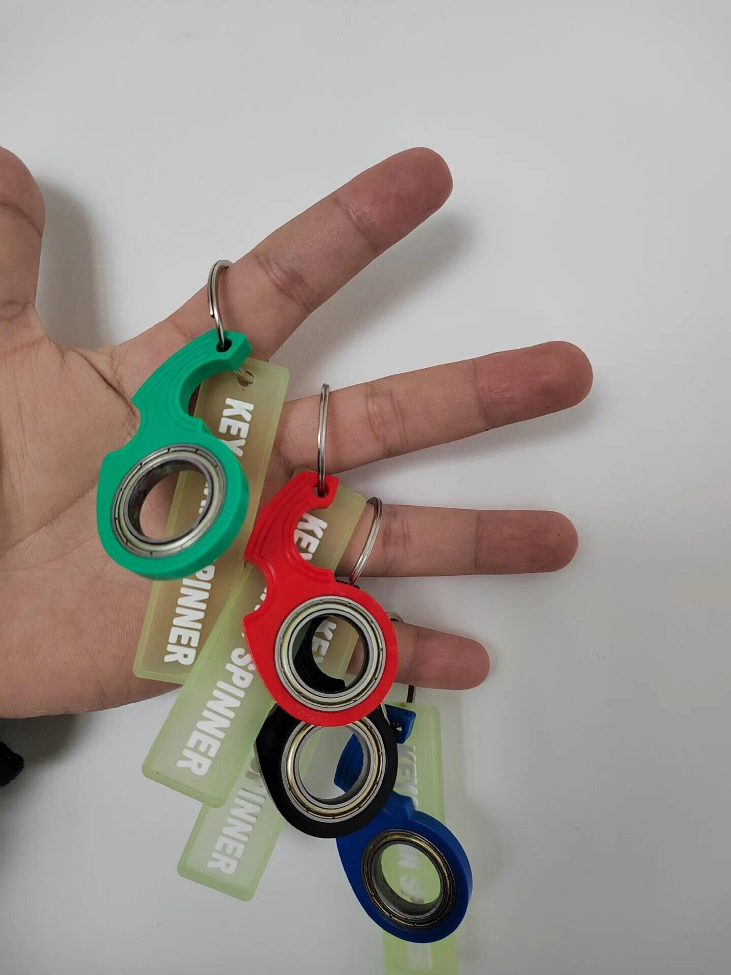 Chất Lượng Cao Karambit Spinner Ngón Tay Xoay Móng Vuốt Dao Móc Khóa Kim Loại Họa Tiết Hạt Fidget Sp