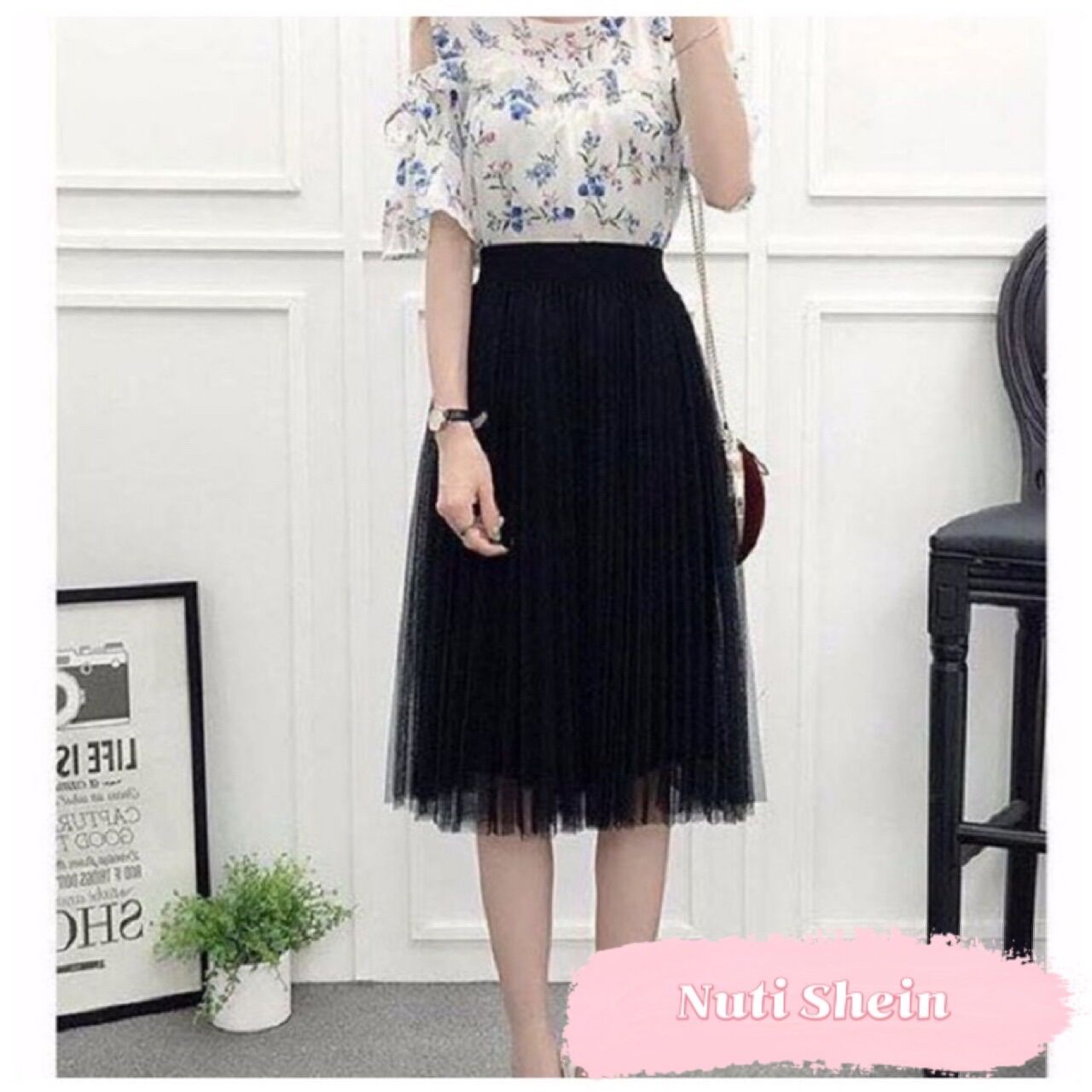 Chân Váy Nữ Váy Lưới Tutu Xòe