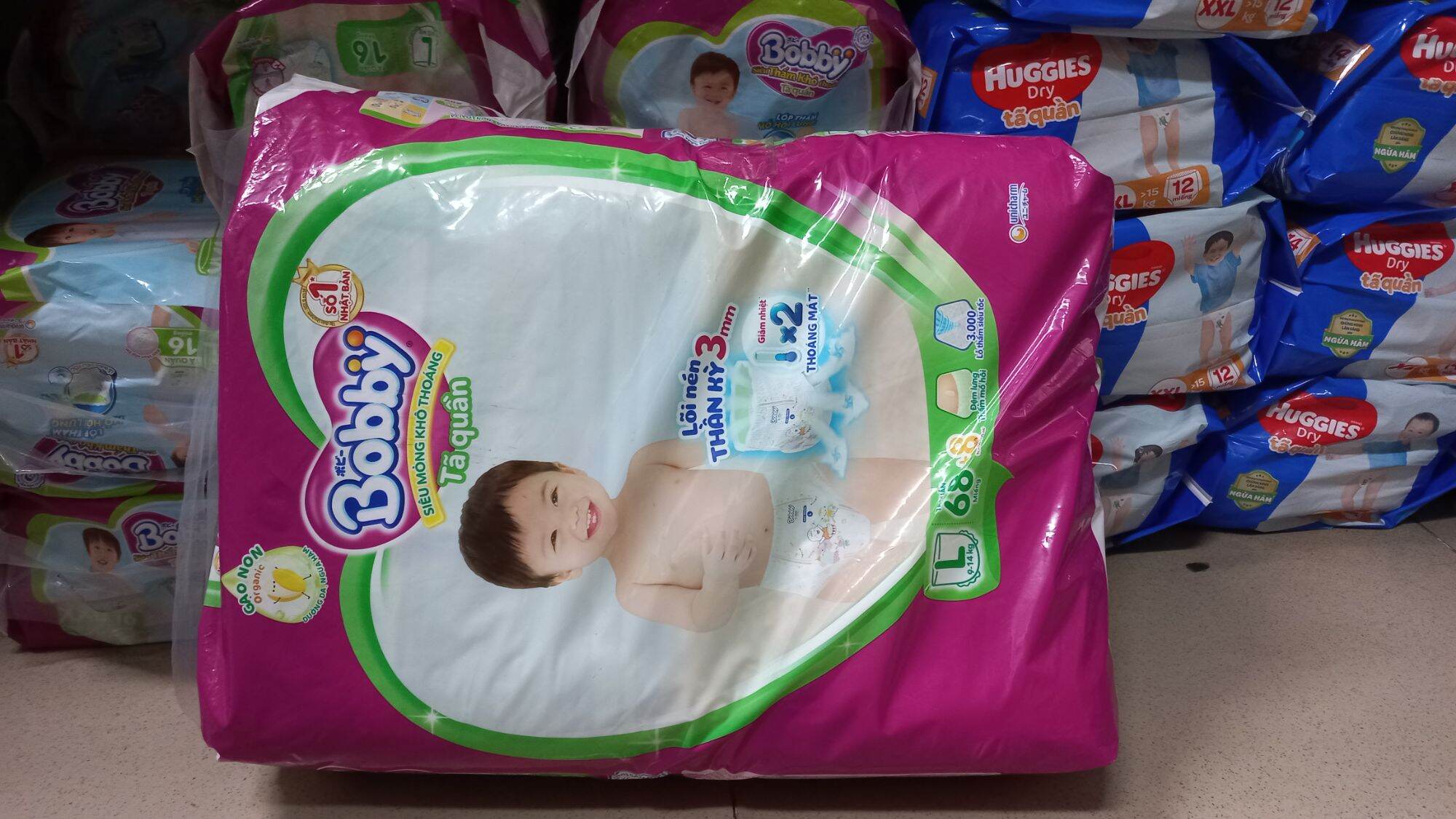 Tã Quần Bobby size S M L XL 2XL 3XL