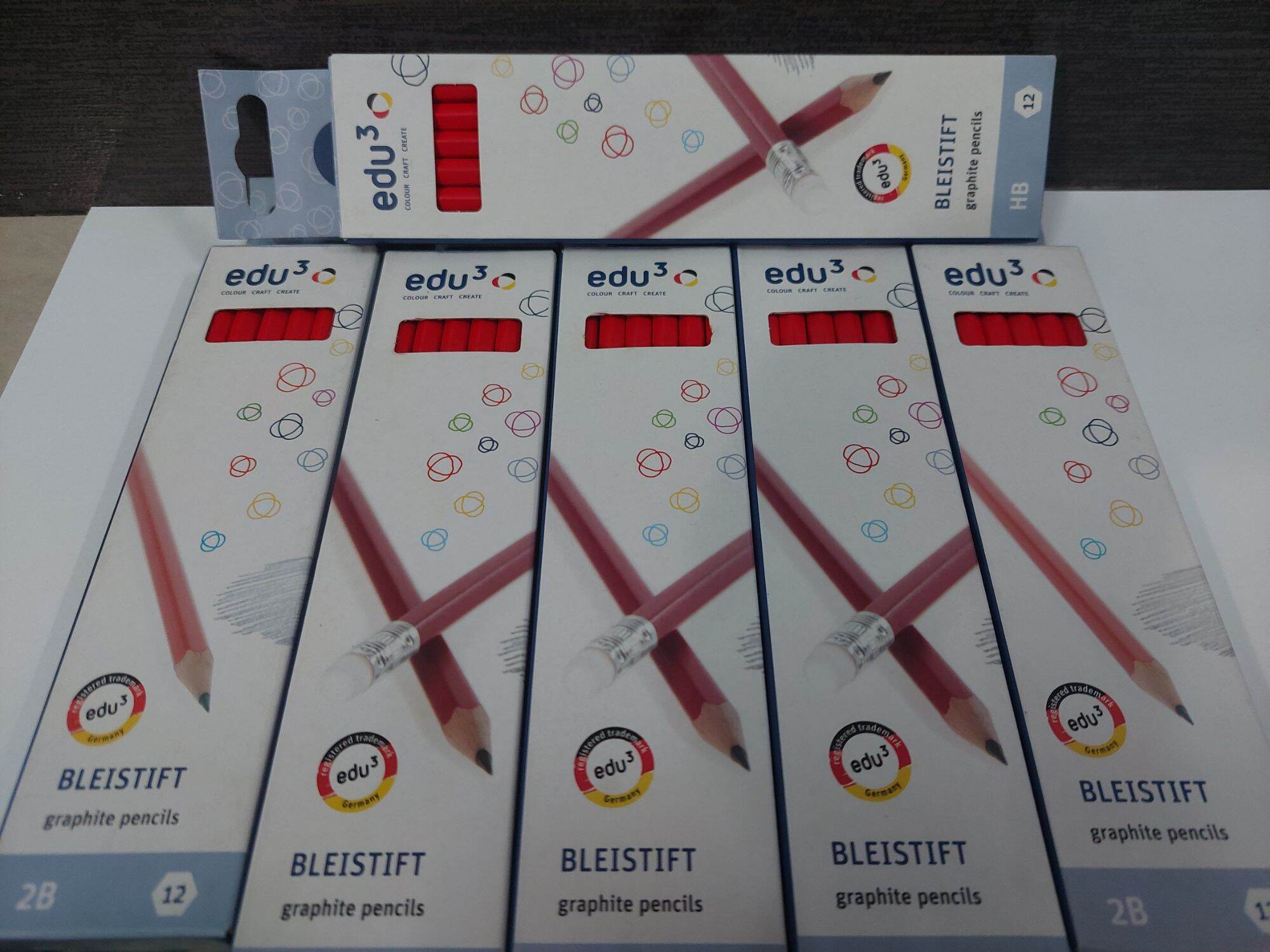 Bút chì 2B/HB EDU3 (BLEISTIFT) cao cấp,  thương hiệu đến từ Đức.