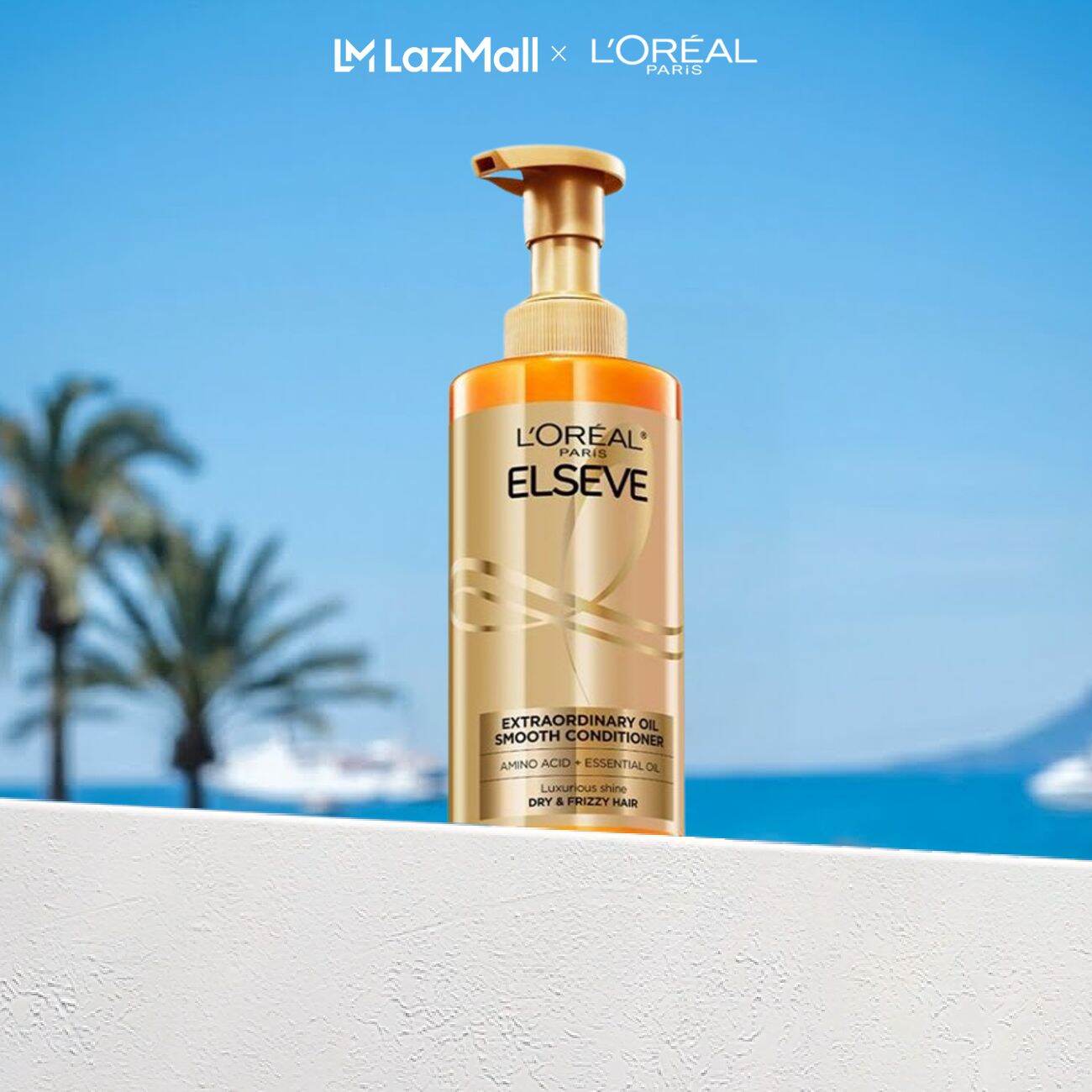 Dầu xả dưỡng tóc suôn mượt tóc cao cấp L'Oreal Paris Extraordinary Oil Sleek 440ml