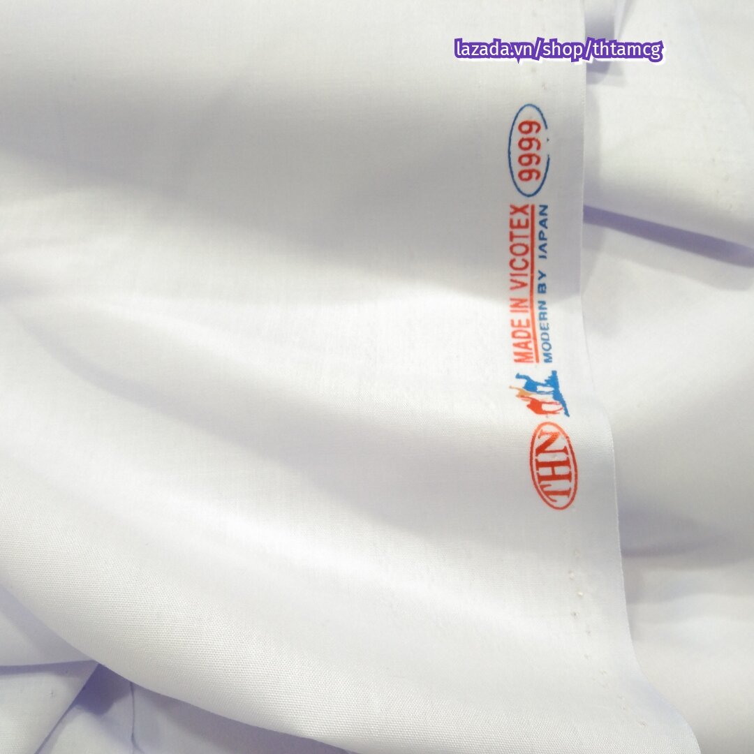 Vải Trắng May Đồ Học Sinh / Kate Silk Trắng THN 9999