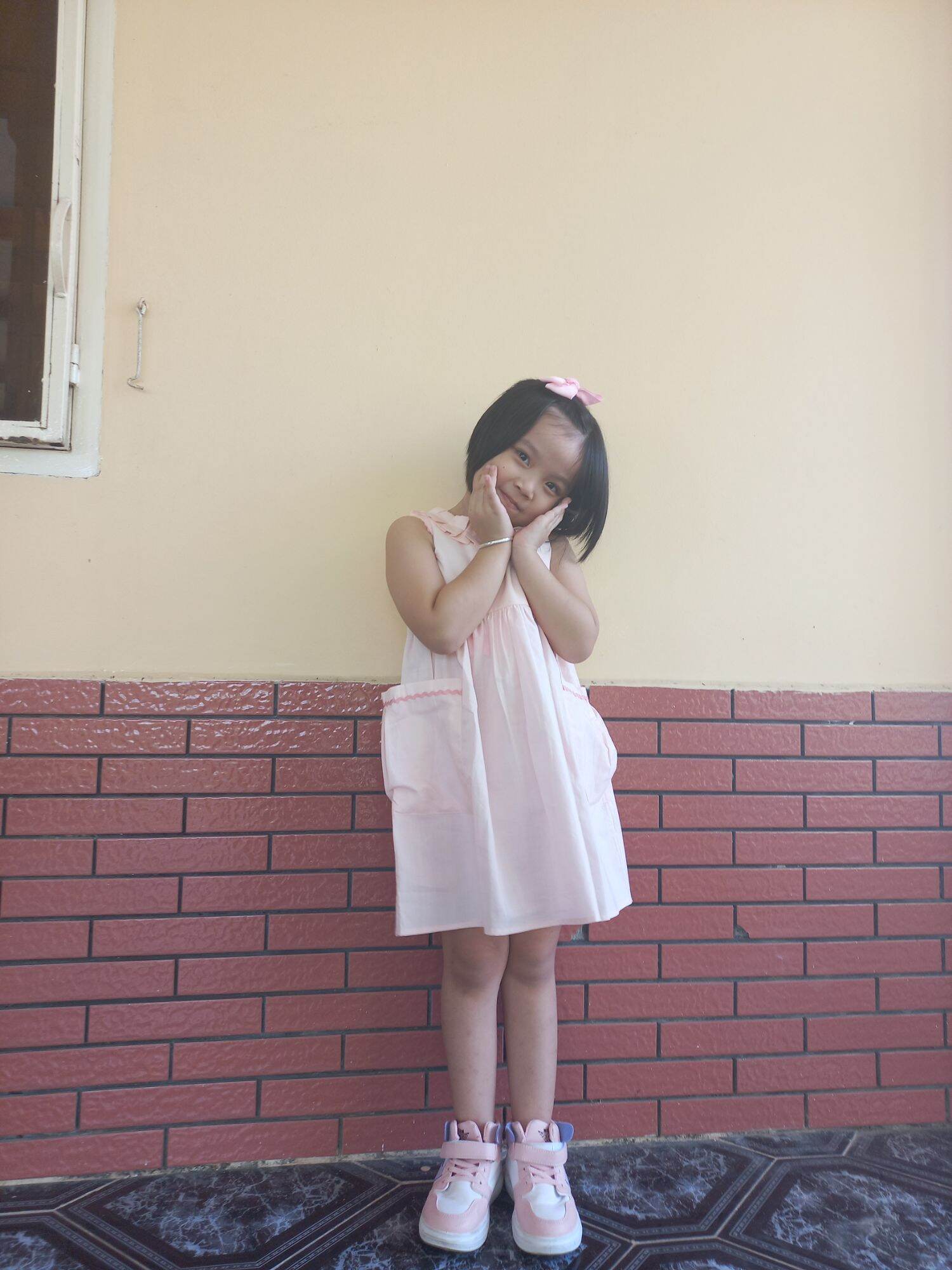 ĐẦM XẾP LY CỔ BEE BEE KID D08 SIÊU CUTE