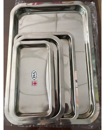 Khay inox y tế nhiều size lớn, nhỏ