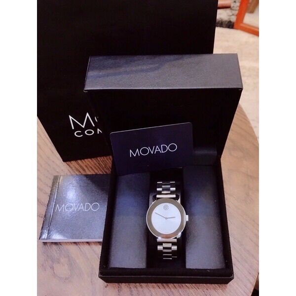 Đồng hồ Movado nữ Mo.vado Bold tone Sliver