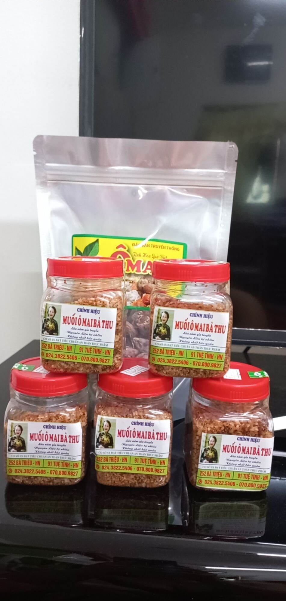 Muối ô mai bà Thu chính hãng - Lọ 100gr