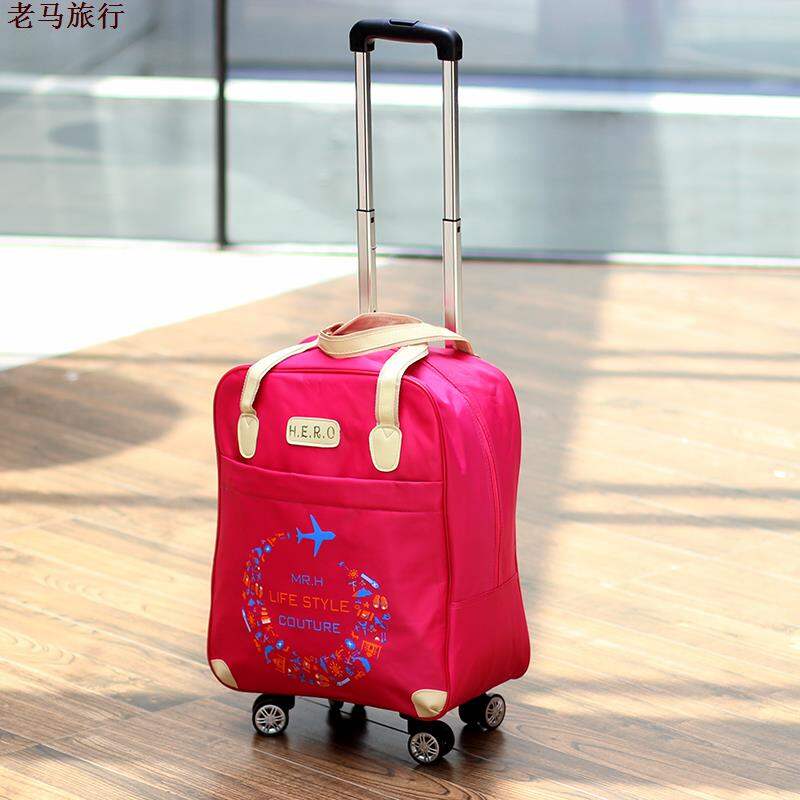 Valy hành lý vải oxford valy kéo valy mẹ con bánh xe đa năng valy hành lý nhỏ valy hành lý nữ loại nhỏ gọn nhẹ 20 inch