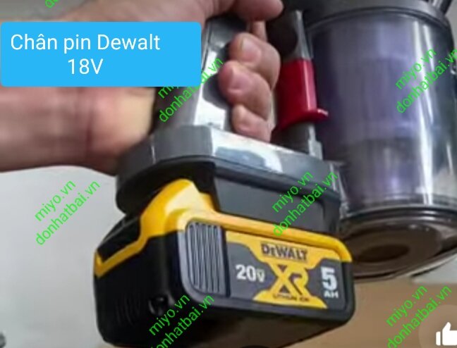 Máy hút bụi cầm tay pin 18v