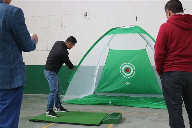 THẢM SWING GOLF MAT- THẢM PHÁT GOLF 1,5x1,5m ( Tặng 2 tee cao su)