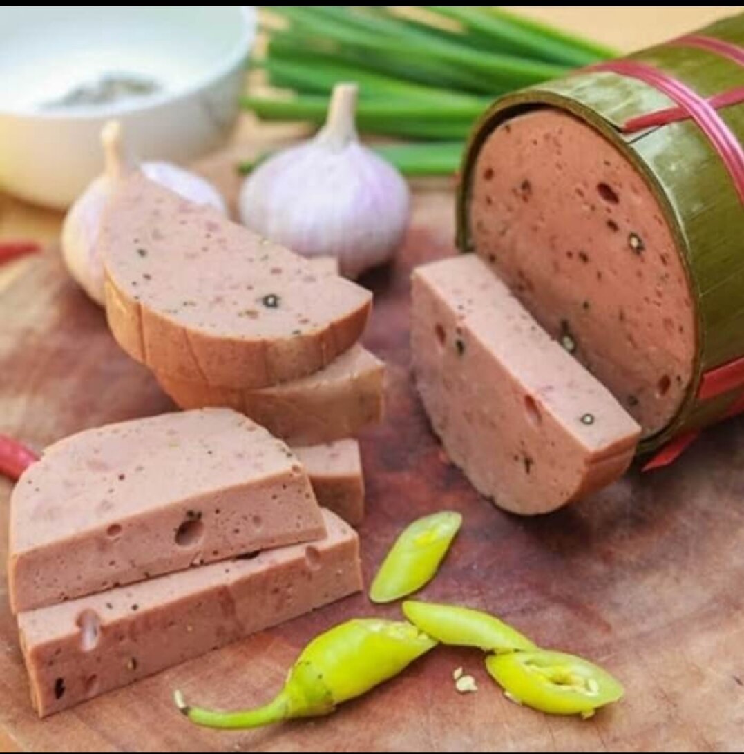 2 CÂY CHẢ BÒ CÔ 3 ĐẶC SẢN BÌNH ĐỊNH (1 CÂY 0.5KG luon la)