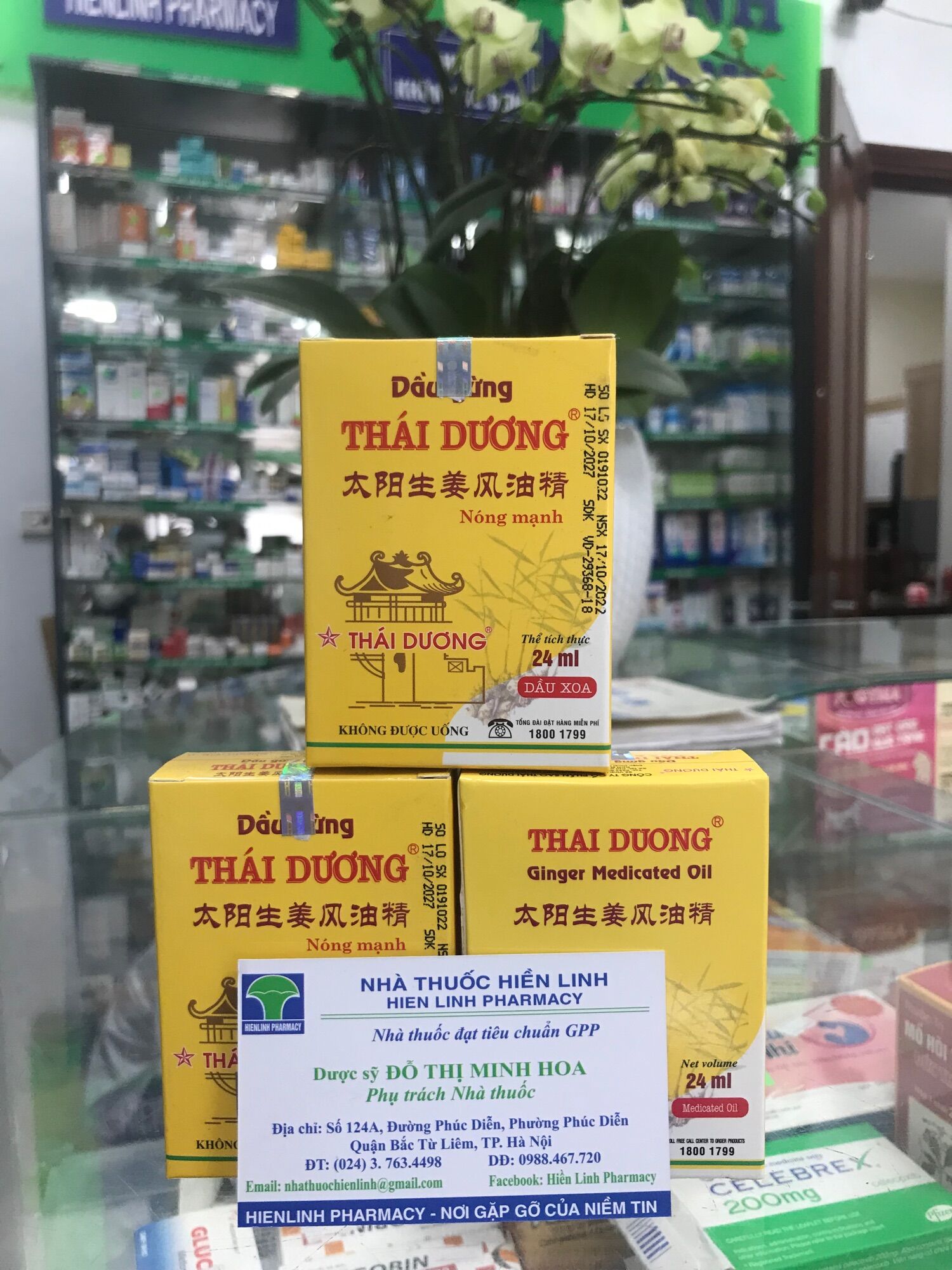 Dầu gừng thái dương 24ml