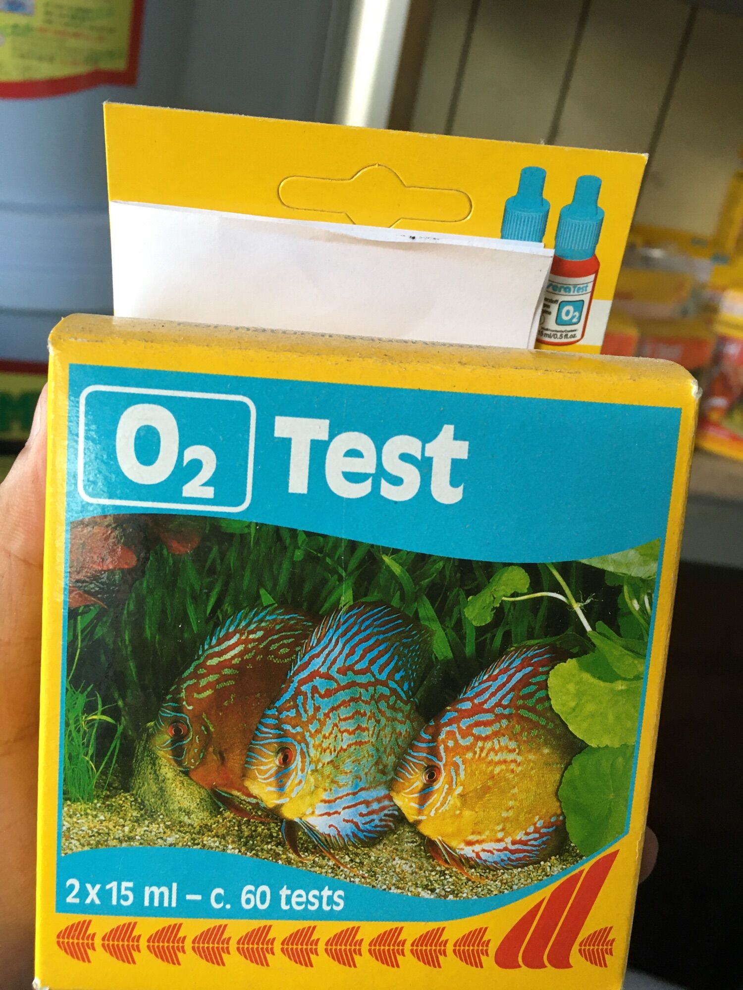 Test O2 đo oxy trong nước sera 1 bộ cho tôm cá