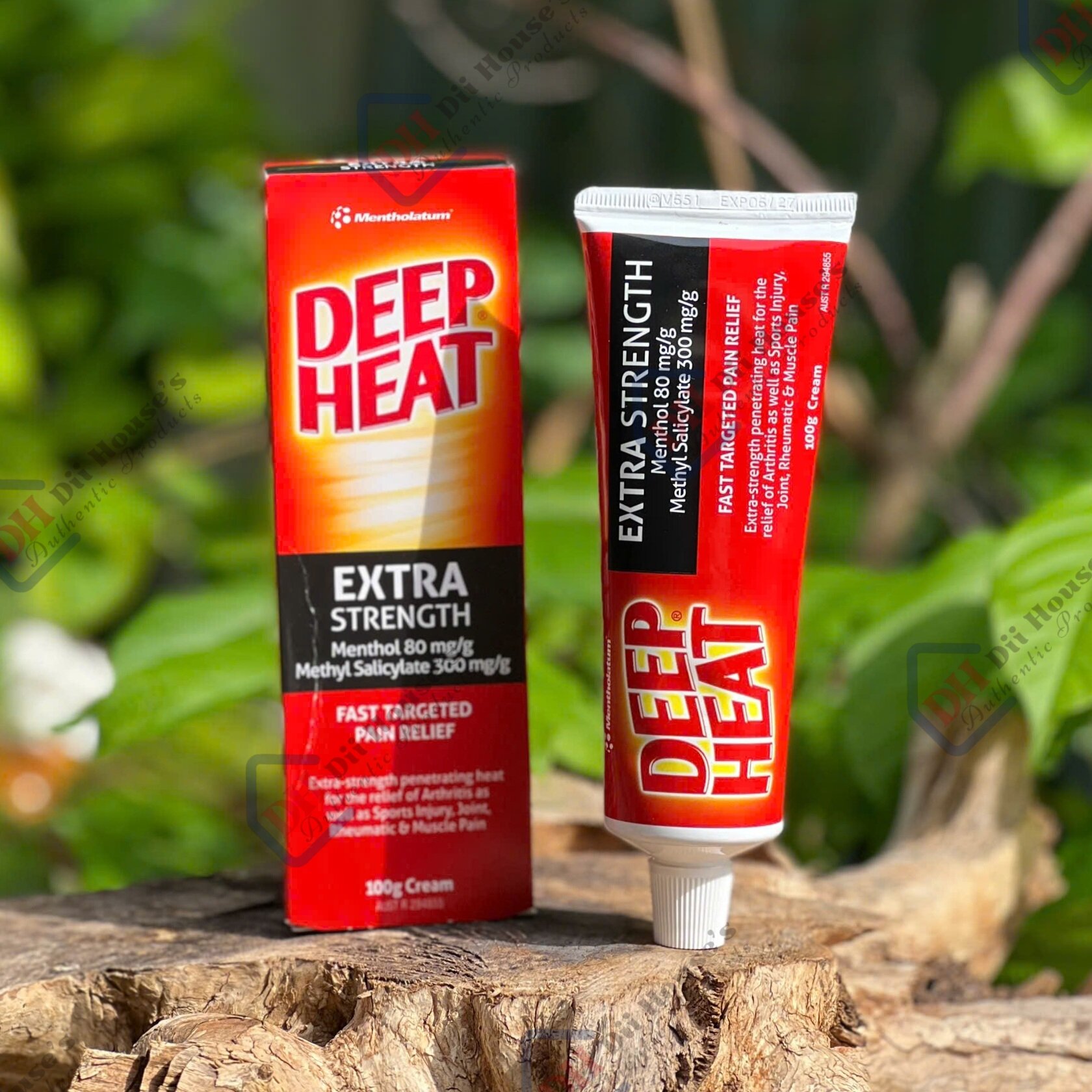 Gel Xoa Bóp Mentholatum Deep Heat Extra Strength Fast Targeted Pain Relief 100g.