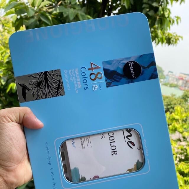 Màu vẽ viên nén hạnh phúc