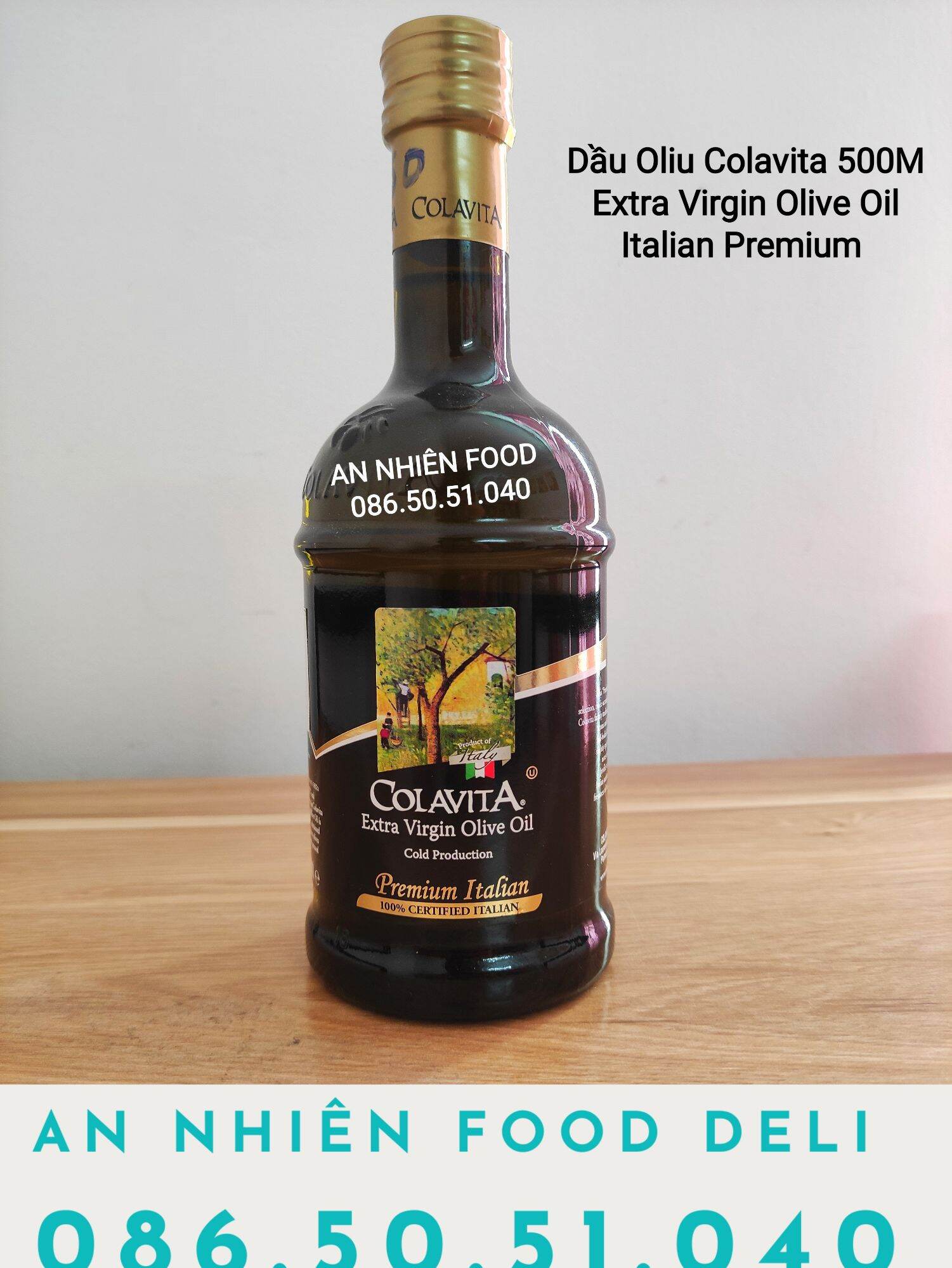 Dầu Oliu Nguyên Chất Cao Cấp Extra Virgil Colavita Italia