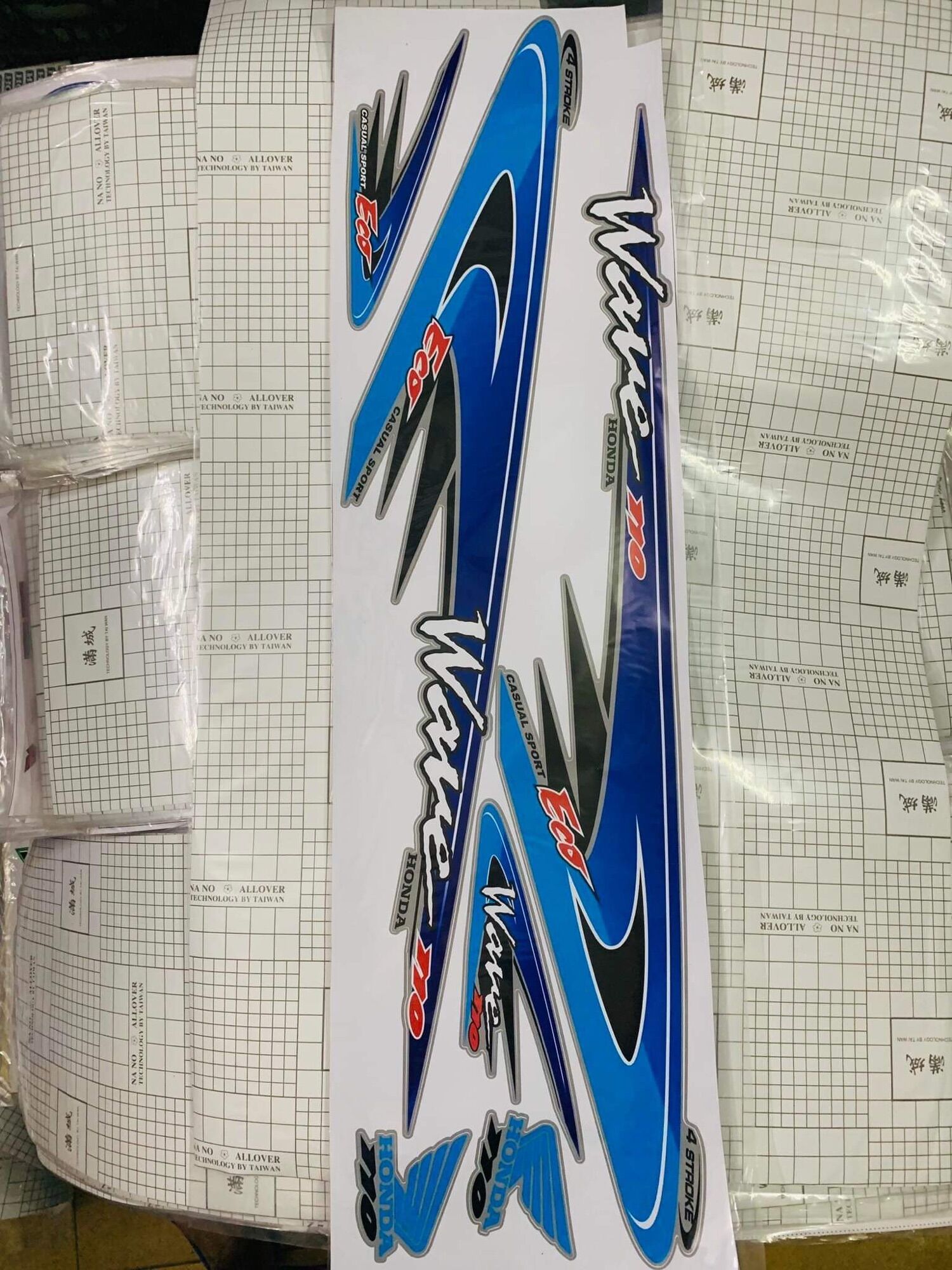 Tem chế Wave thái , alpha zx 100 110 ( wave nhỏ )