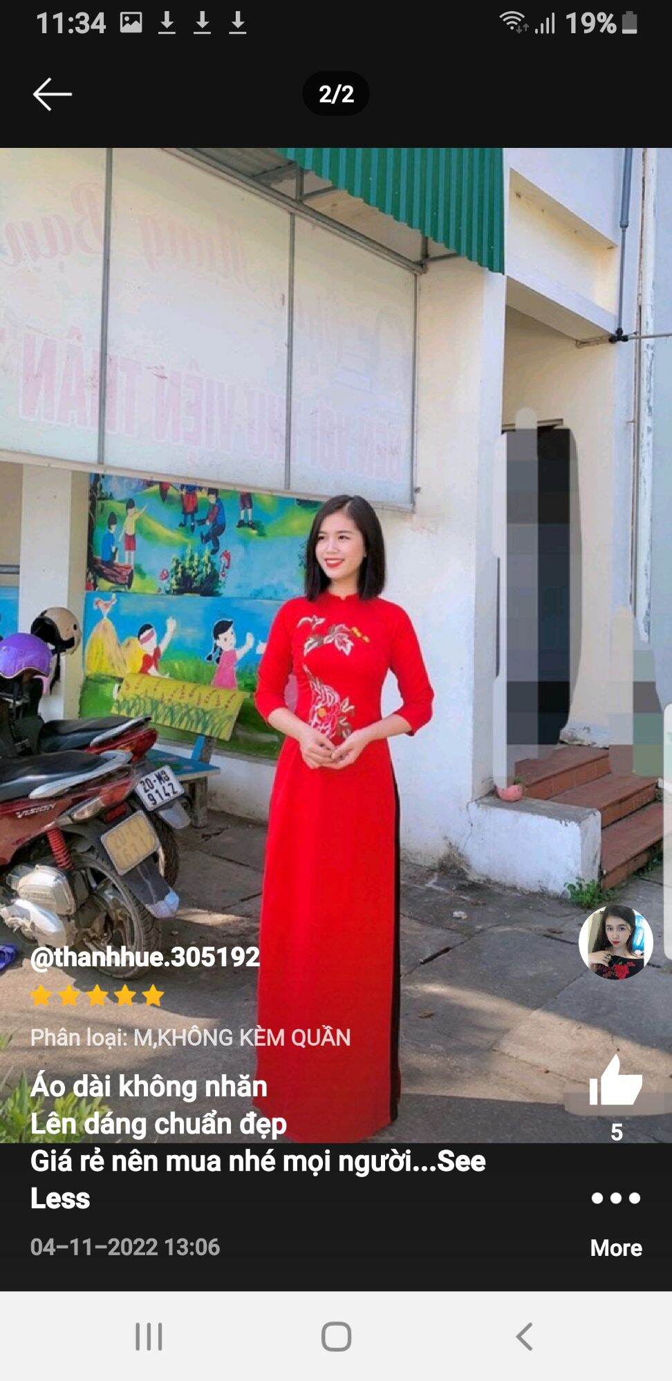 áo dài đỏ thêu chất lụa tây thi cao cấp kèm quần
