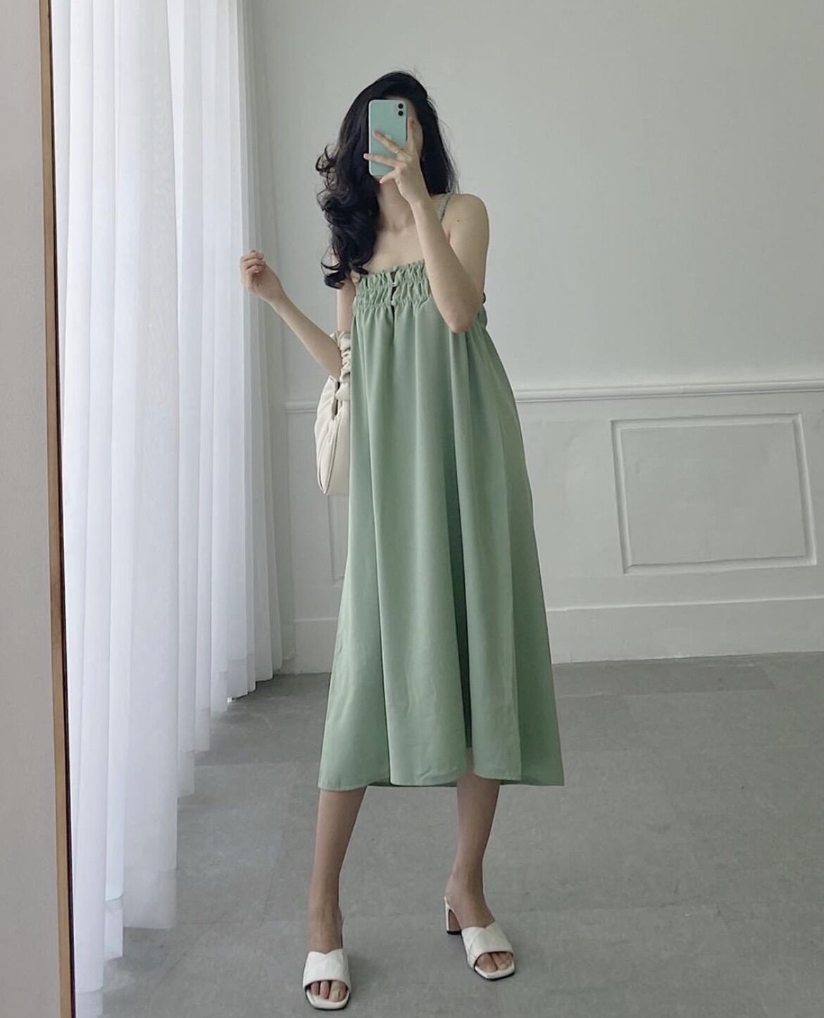 YU CHERRY | Đầm Cami Long Dress YD125