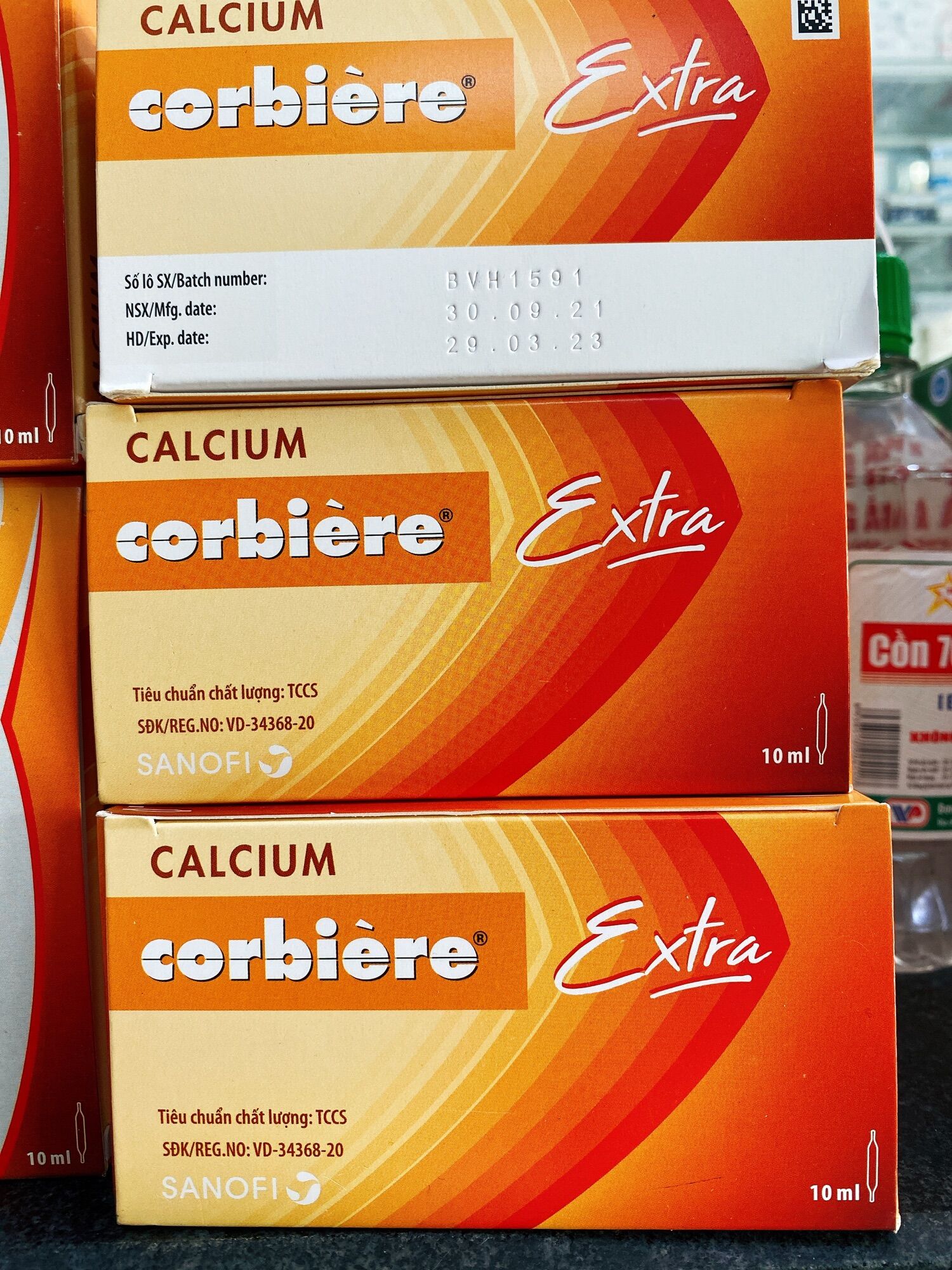 (Mẫu mới) Calcium corbiere extra hộp 30 ốngx10ml