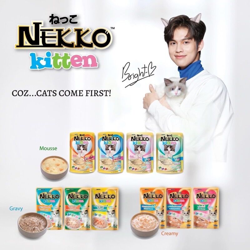 Pate Nekko Cho Mèo Con Nhiều Dinh Dưỡng Gói 70g